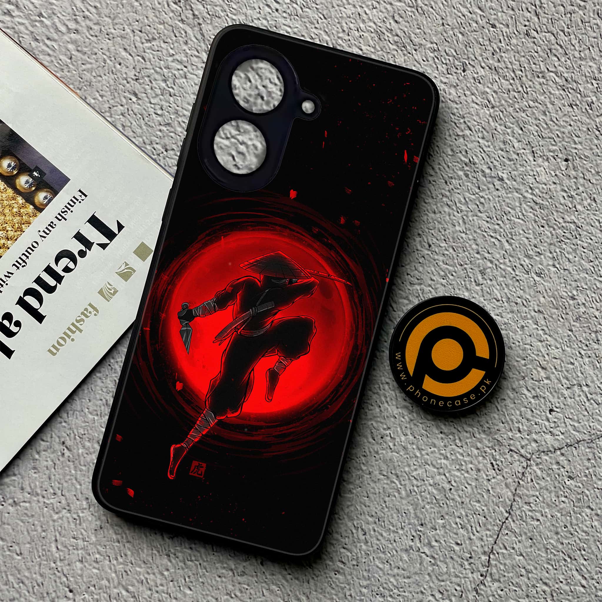 Xiaomi Redmi A5 - Ninja Series - Premium Metal Printed soft Bumper shock Proof Case
