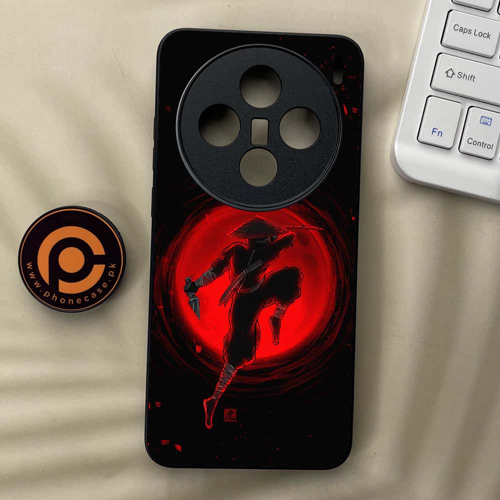 Vivo X200 - Ninja Series - Premium Metal  Printed soft Bumper shock Proof Case