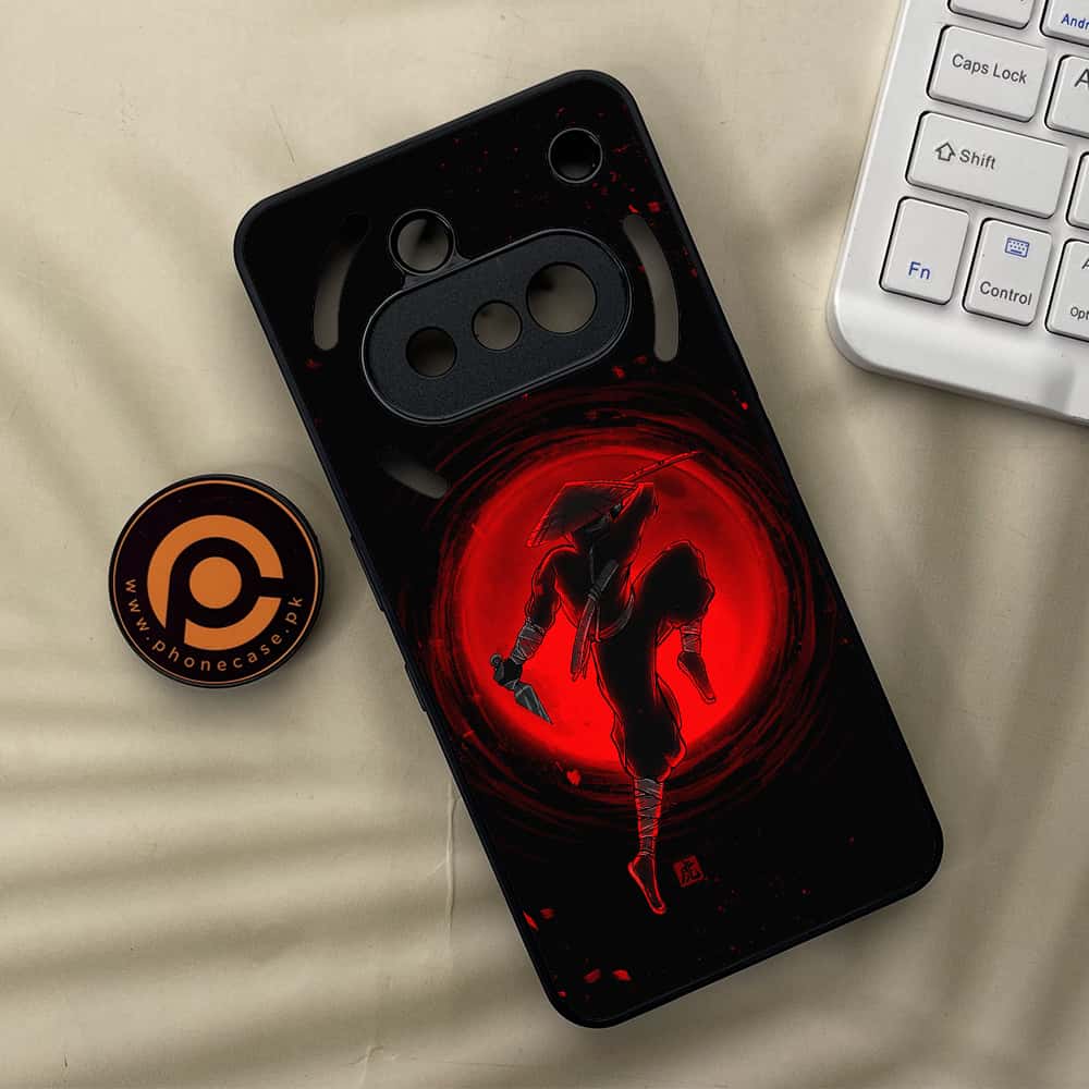 Nothing Phone 3a - Ninja Series - Premium Metal  Printed soft Bumper shock Proof Case