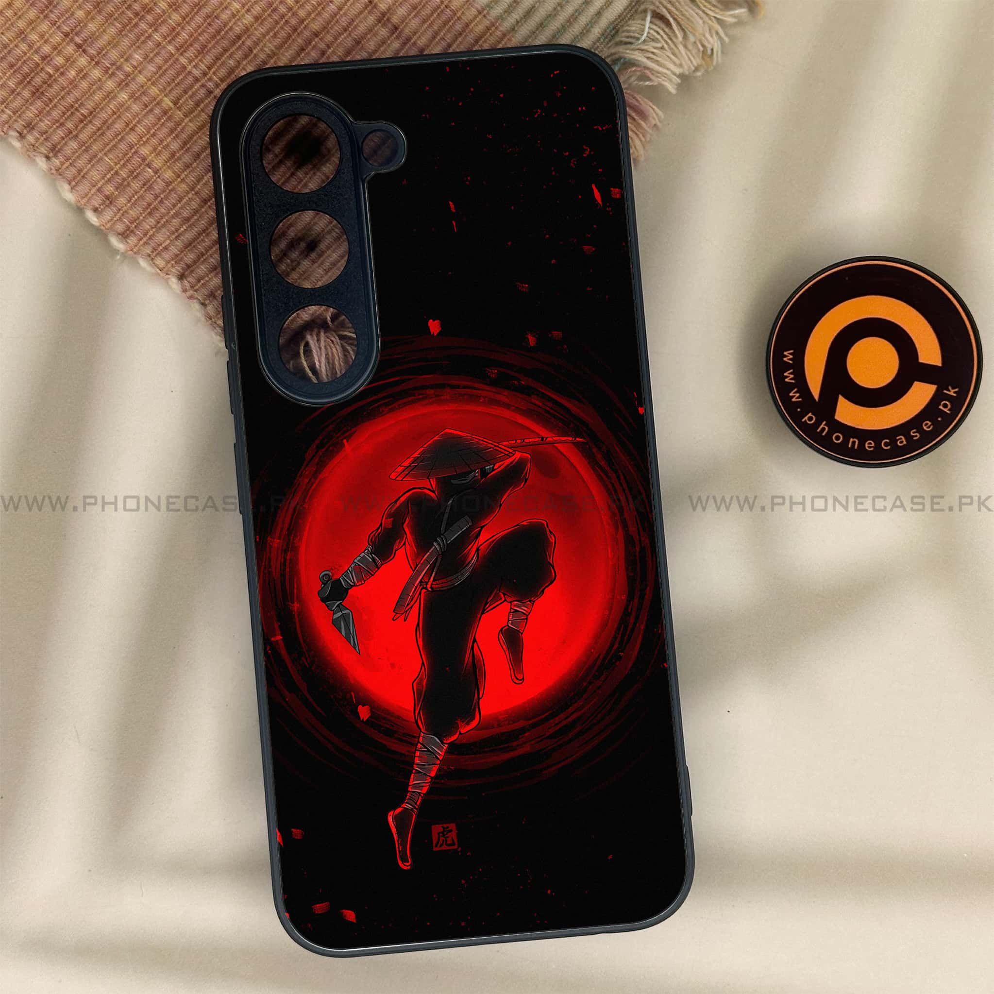 Tecno Spark 40 Pro - Ninja Series - Premium Metal Printed soft Bumper shock Proof Case