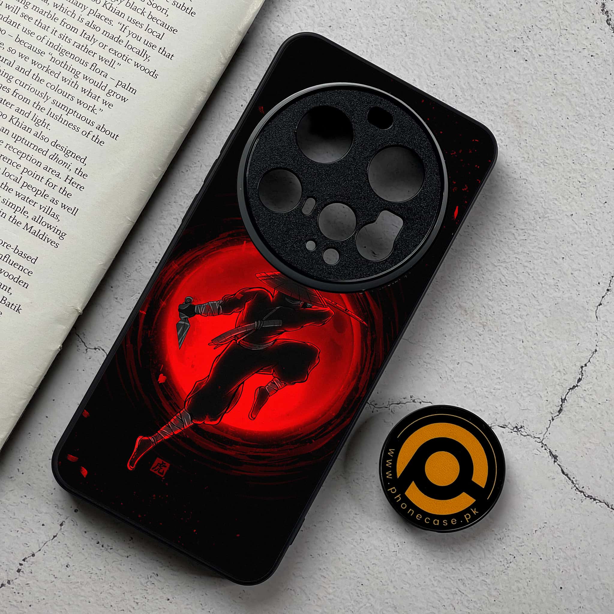 Xiaomi 15 Ultra - Ninja Series - Premium Metal Printed Soft Bumper Shockproof Case