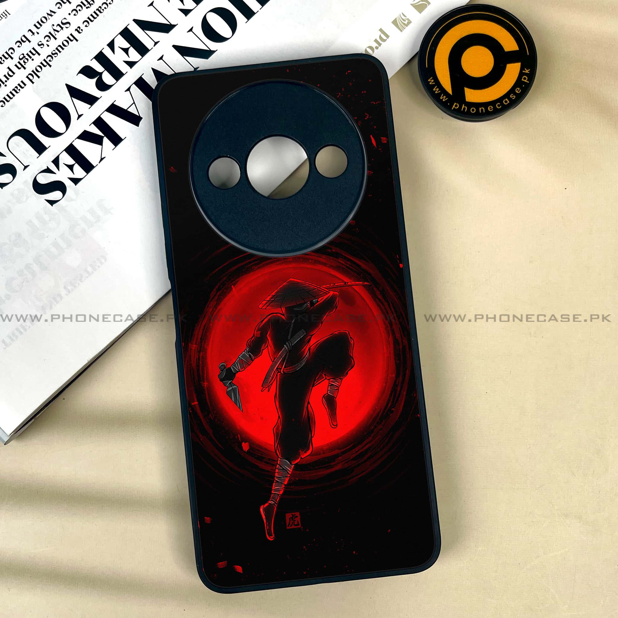 Xiaomi Redmi A3x - Ninja Series - Premium Printed Metal soft Bumper shock Proof Case