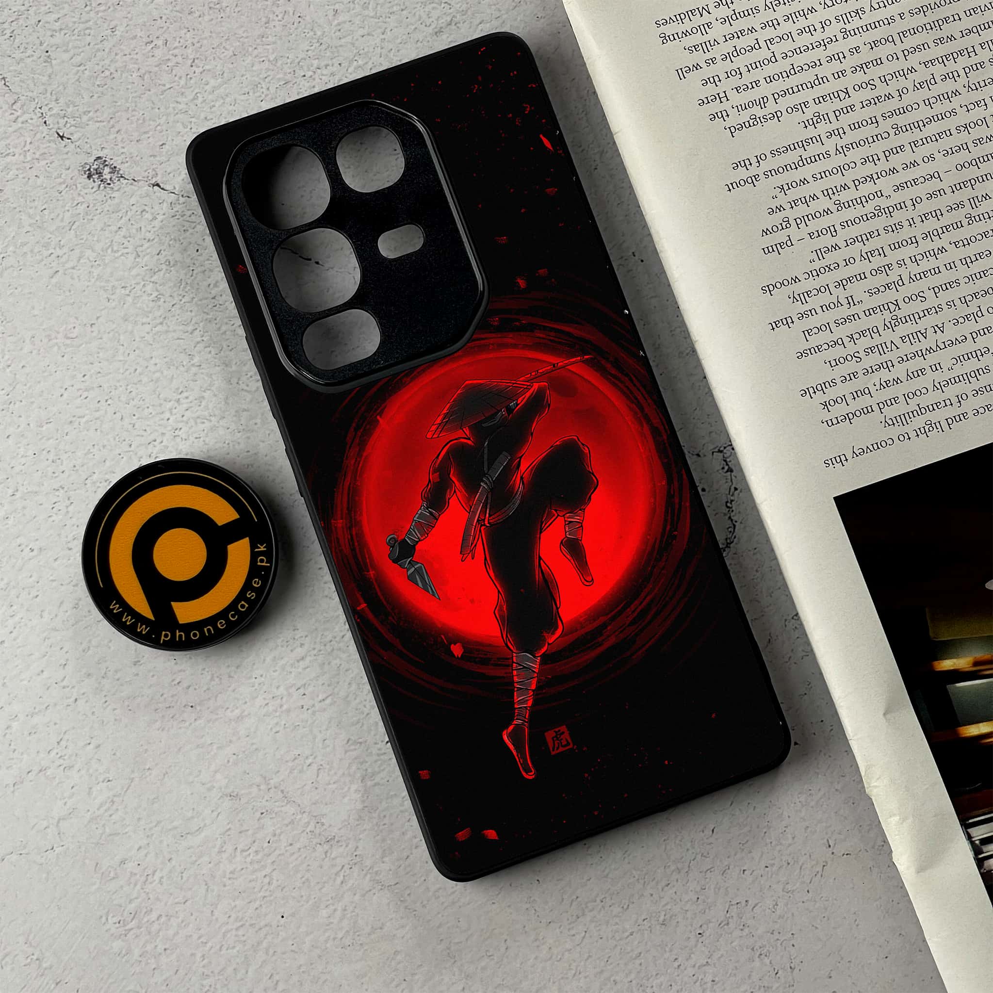 Infinix Note 50 Pro Plus - Ninja Series - Premium Metal Printed Soft Bumper Shockproof Case
