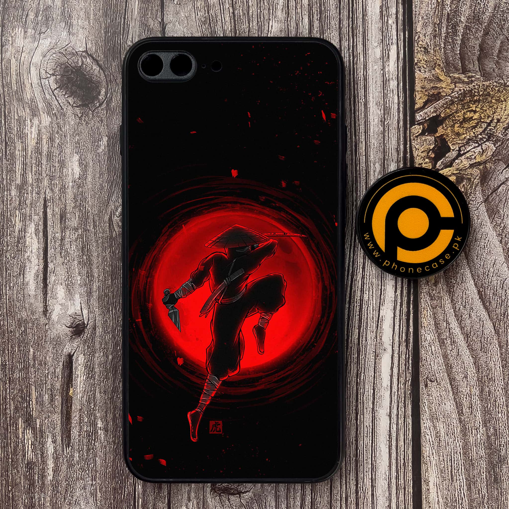 iPhone 7 Plus  - Ninja Series - Premium Metal Printed soft Bumper shock Proof Case