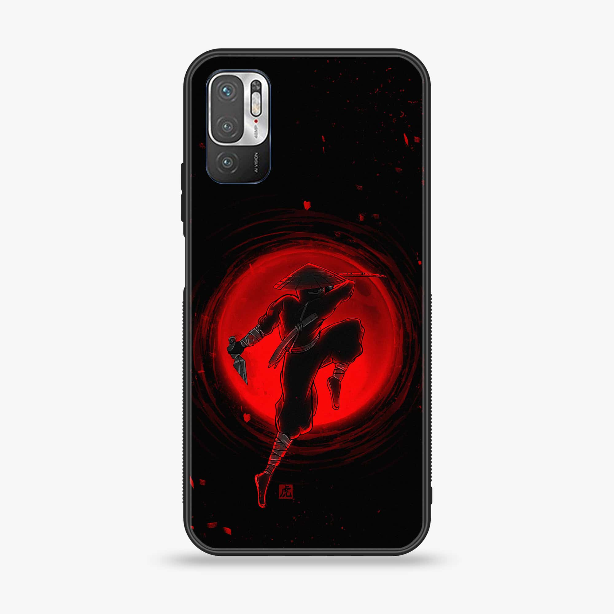 Xiaomi Redmi Note 10 5G - Ninja Series - Premium Printed Glass soft Bumper shock Proof Case