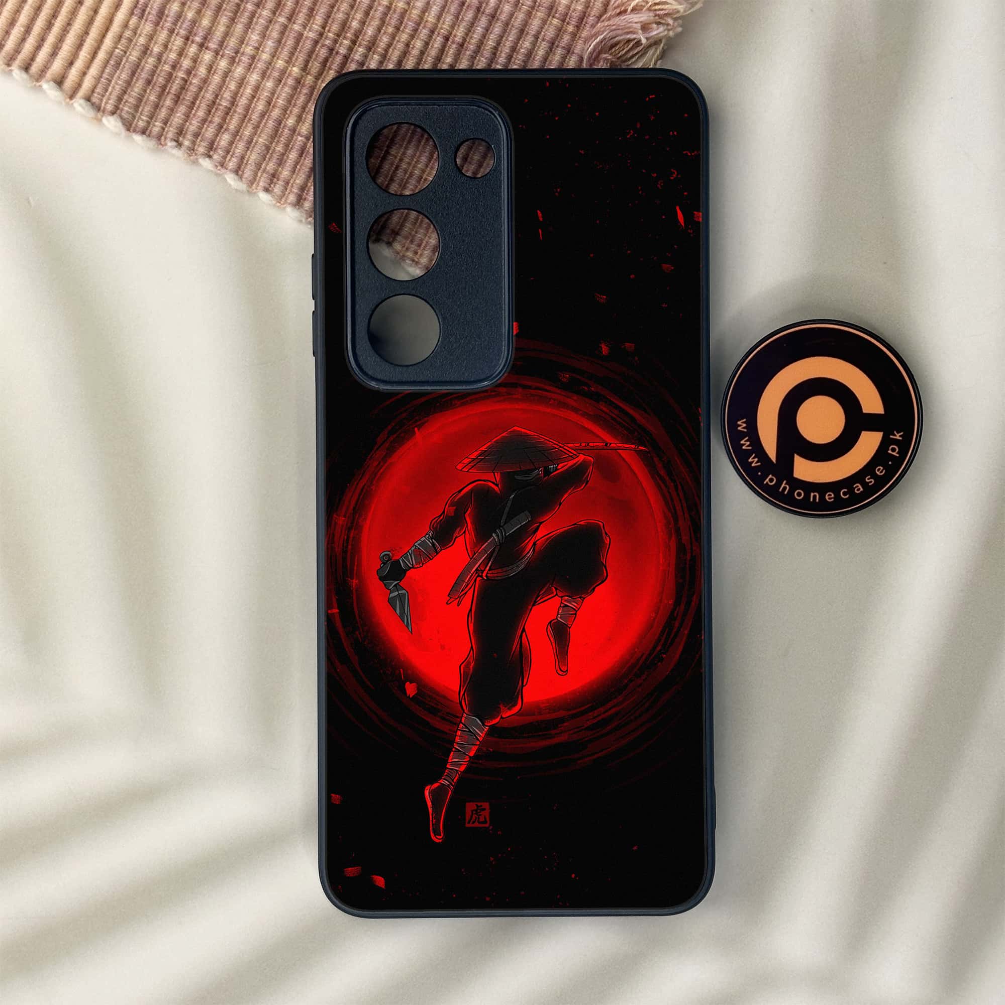 Oppo A5 2025 - Ninja Series - Premium Metal Printed soft Bumper shock Proof Case