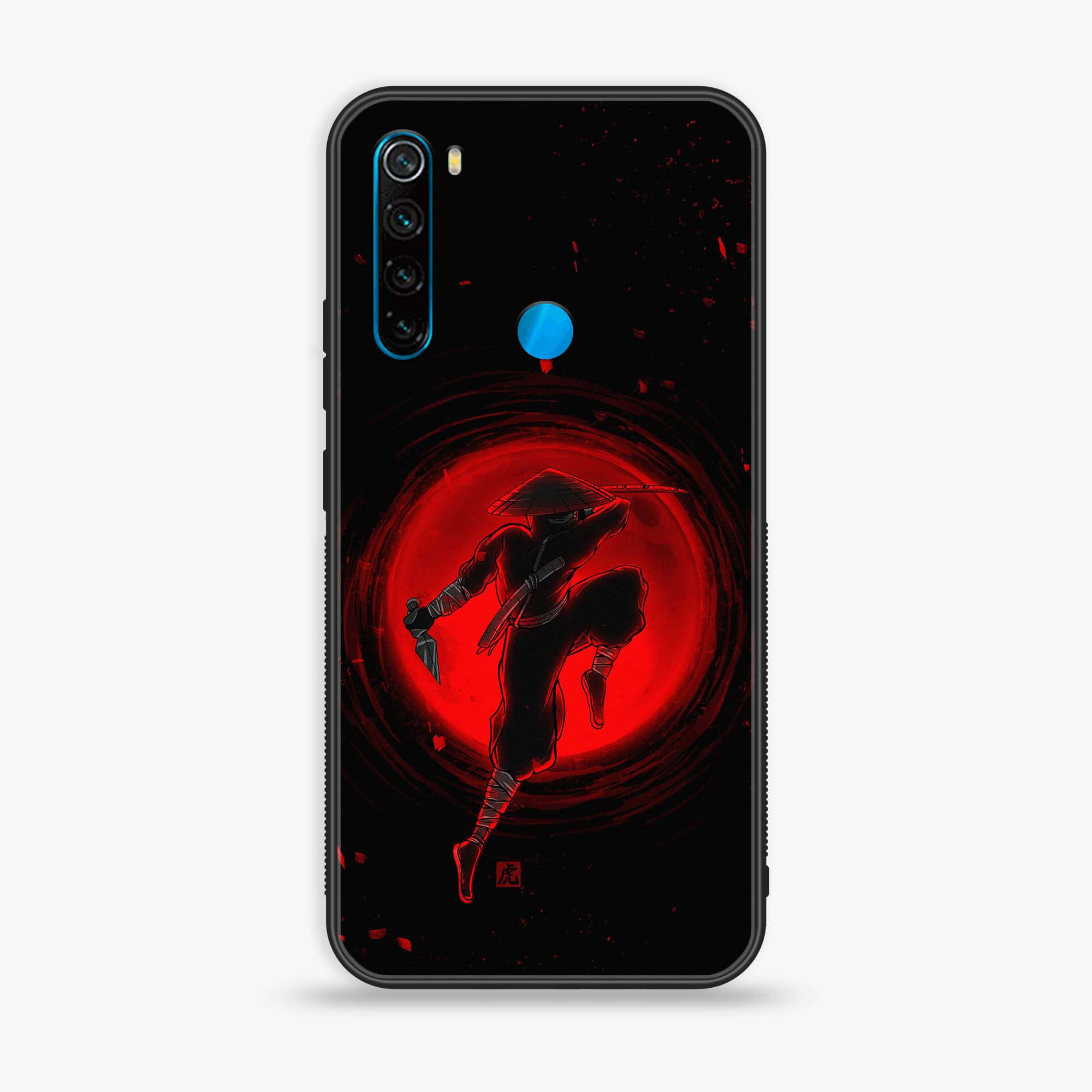 Redmi Note 8 - Ninja Series - Premium Printed Glass soft Bumper shock Proof Case