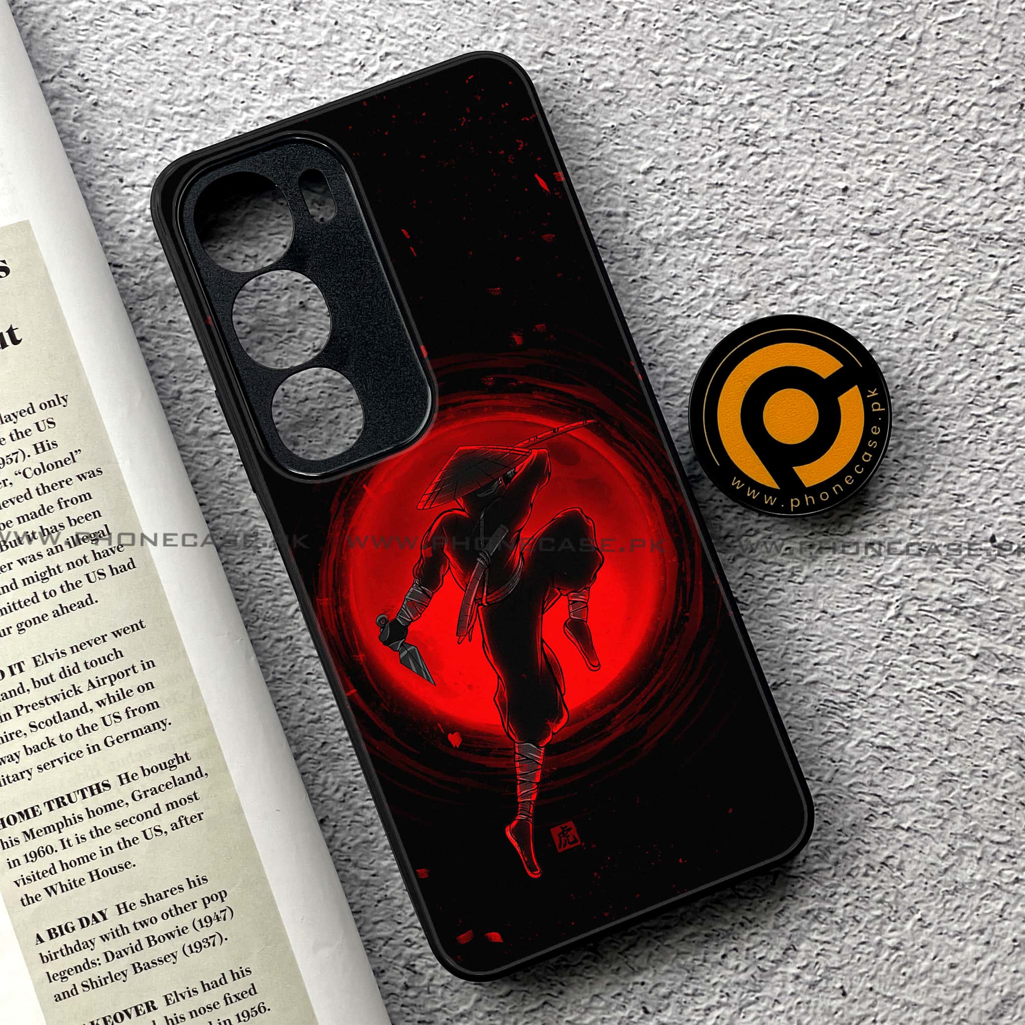 Vivo Y19s Pro - Ninja Series - Premium Metal Printed soft Bumper shock Proof Case
