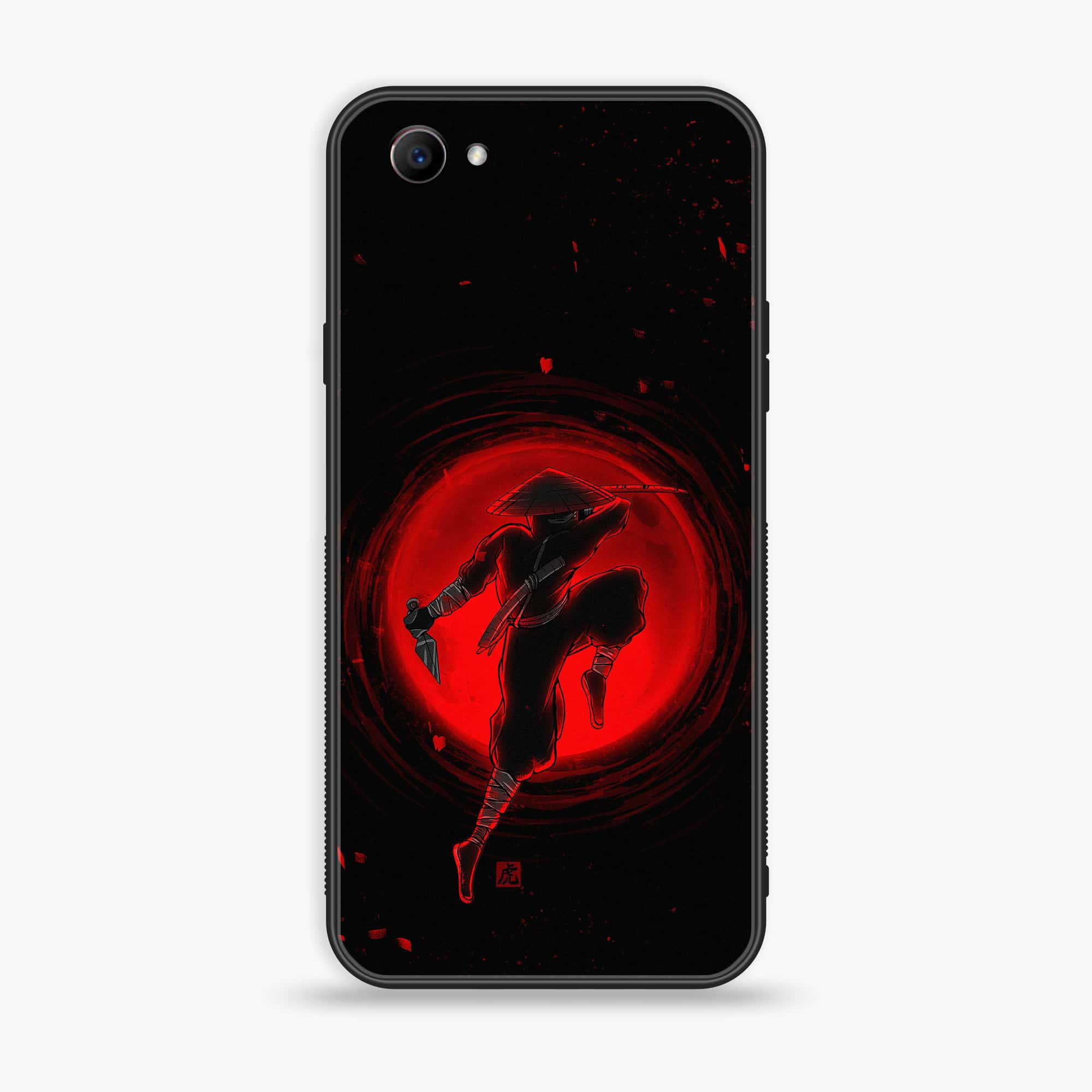 Oppo F7 Youth - Ninja Series - Premium Printed Glass soft Bumper shock Proof Case