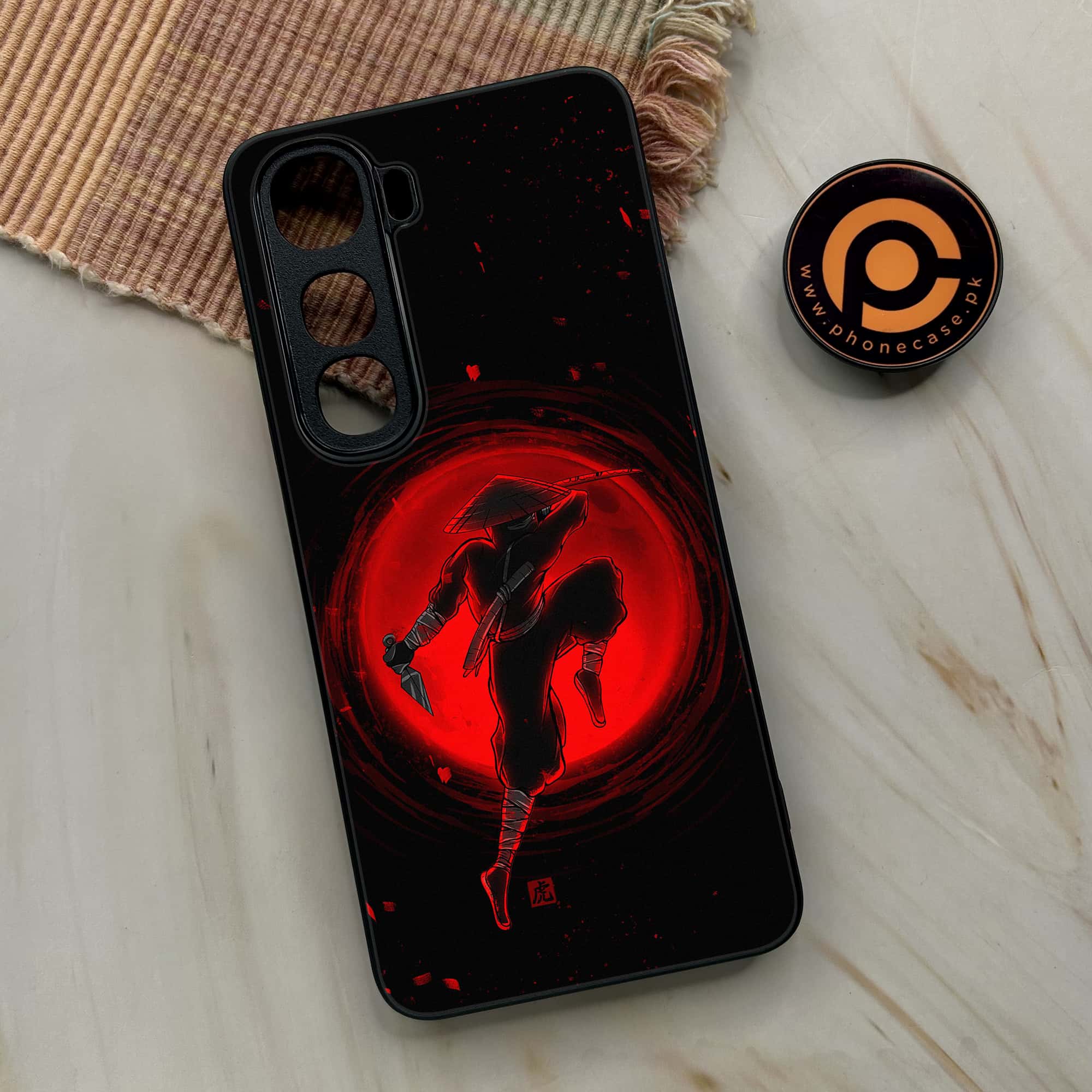 Vivo Y400 - Ninja Series - Premium Metal Printed soft Bumper shock Proof Case