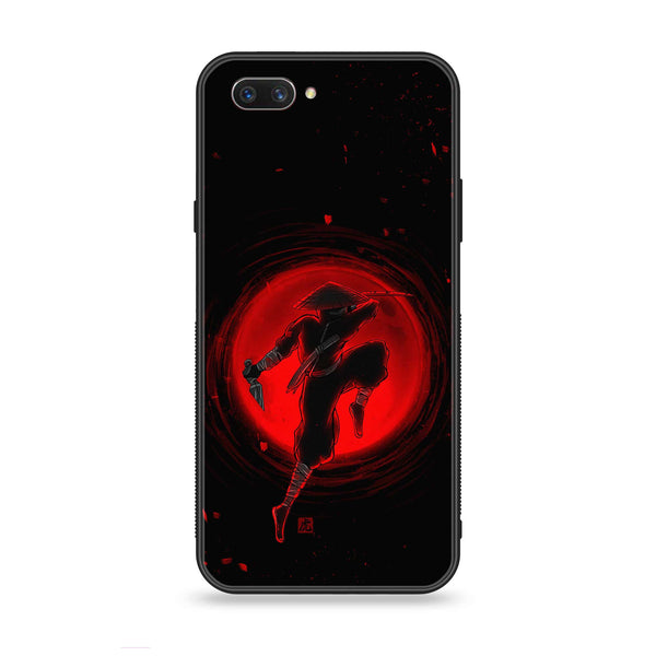 Oppo A3s - Ninja Design 5 - Premium Printed Glass soft Bumper shock Proof Case CS-22528