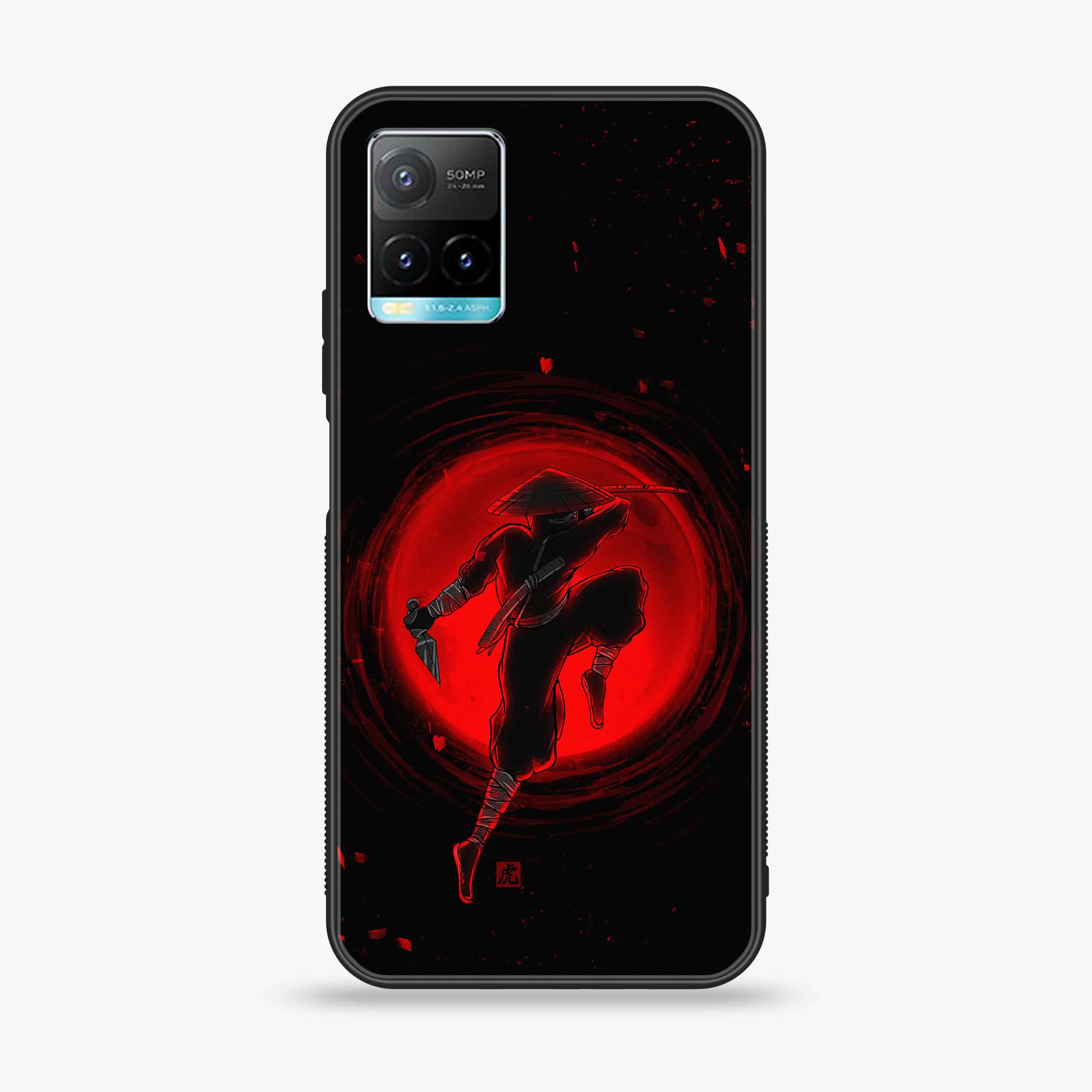 Vivo Y33T - Ninja Series - Premium Printed Glass soft Bumper shock Proof Case