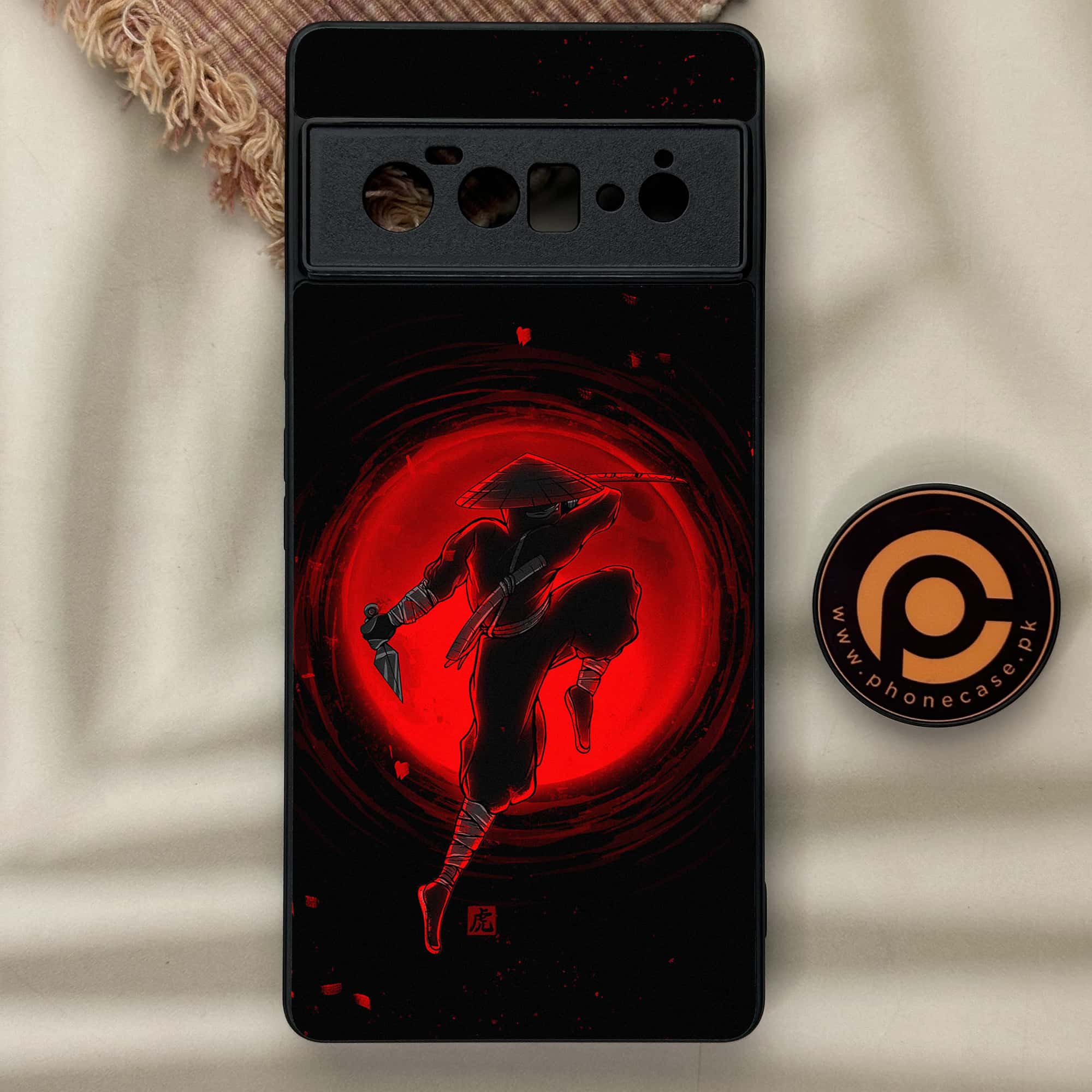 Google Pixel 6 Pro-Ninja Series - Premium Metal Printed soft Bumper Shock Proof Case
