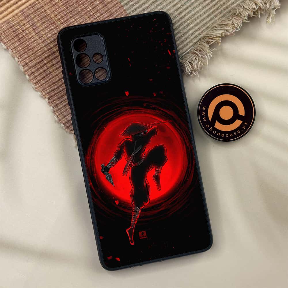 Samsung Galaxy A71 -  Ninja Series - Premium Metal Printed soft Bumper shock Proof Case