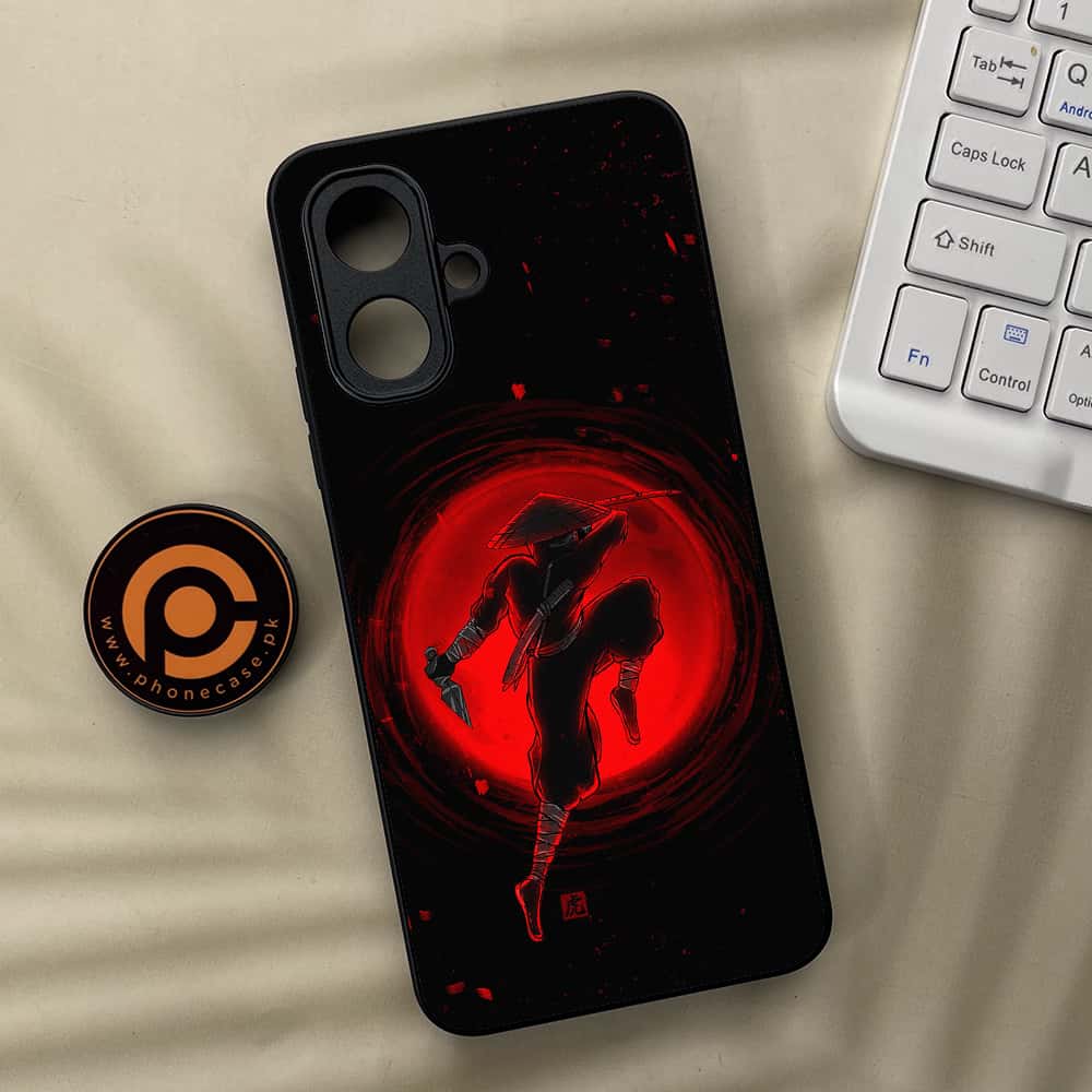 Tecno Spark Go 2 - Ninja Series - Premium Metal Printed soft Bumper Shock Proof Case