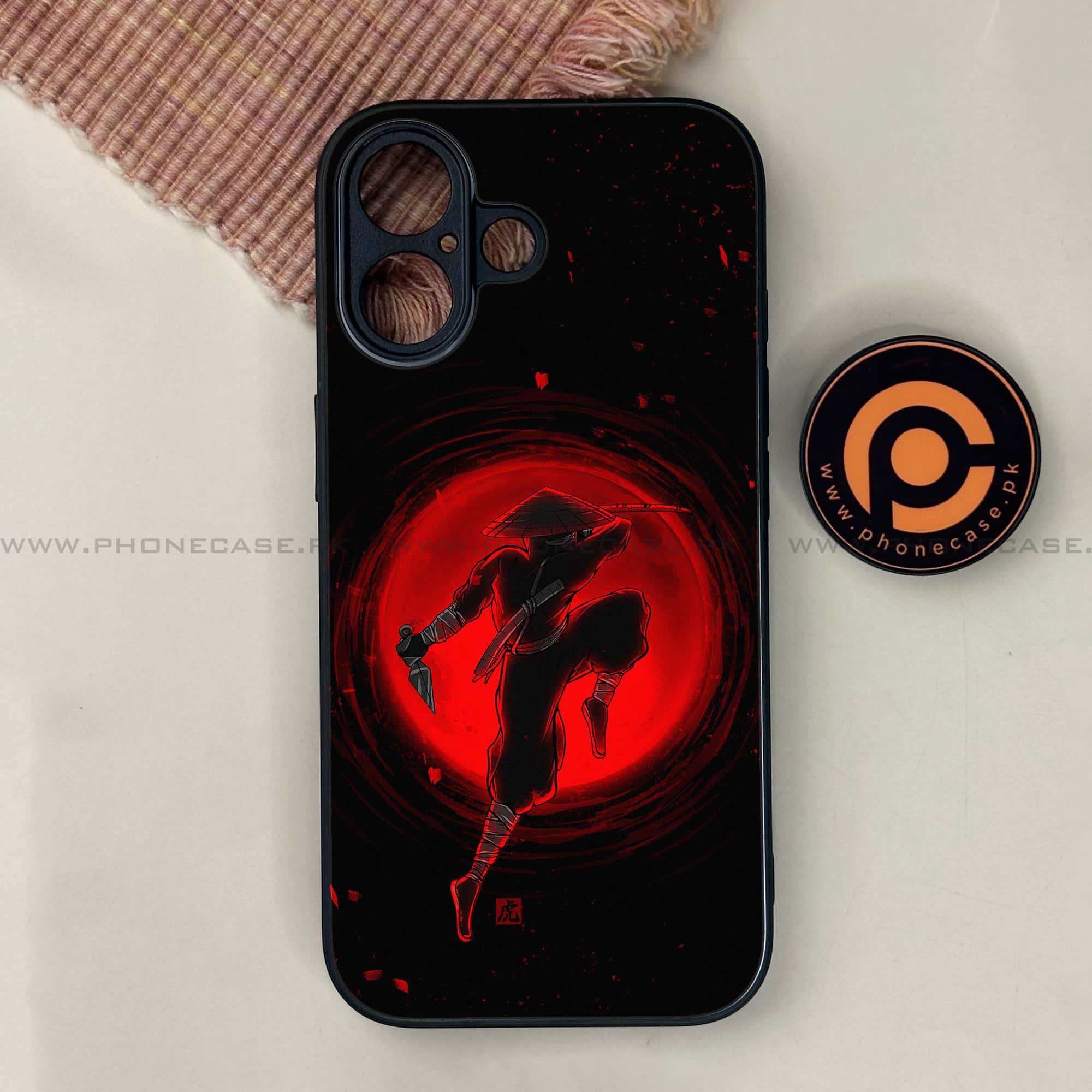 iPhone 17 - Ninja Series - Premium Printed Glass soft Bumper shock Proof Case
