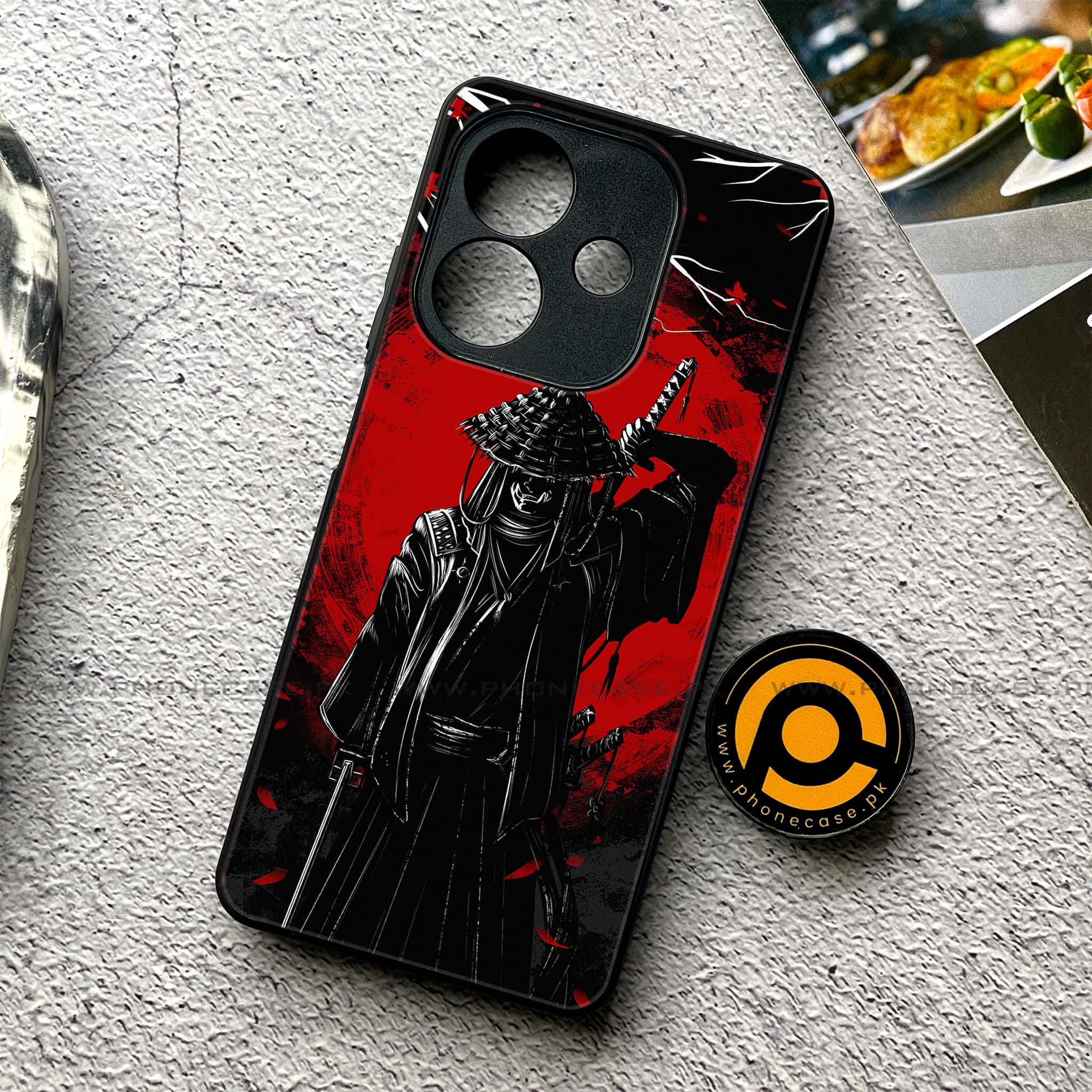 Oppo A5i - Ninja Series - Premium Metal Printed soft Bumper shock Proof Case