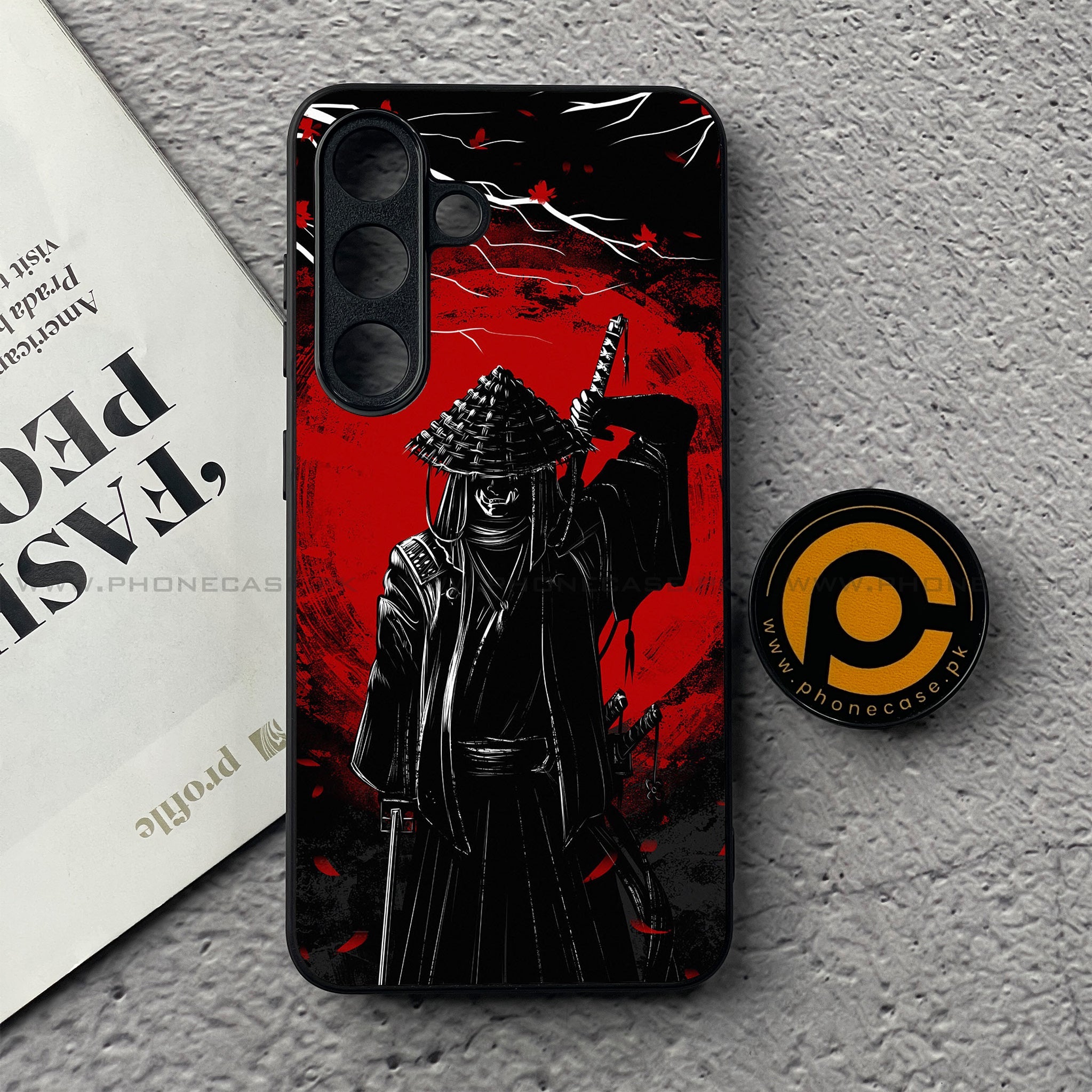 Samsung Galaxy S25 FE - Ninja Series - Premium Metal Printed soft Bumper shock Proof Case