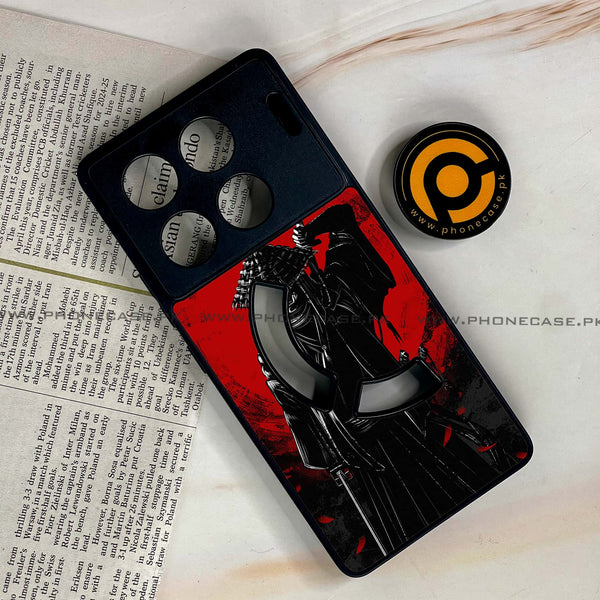 Infinix GT 20 Pro - Ninja Design 5- Premium Printed Glass soft Bumper shock Proof Case CS-46134