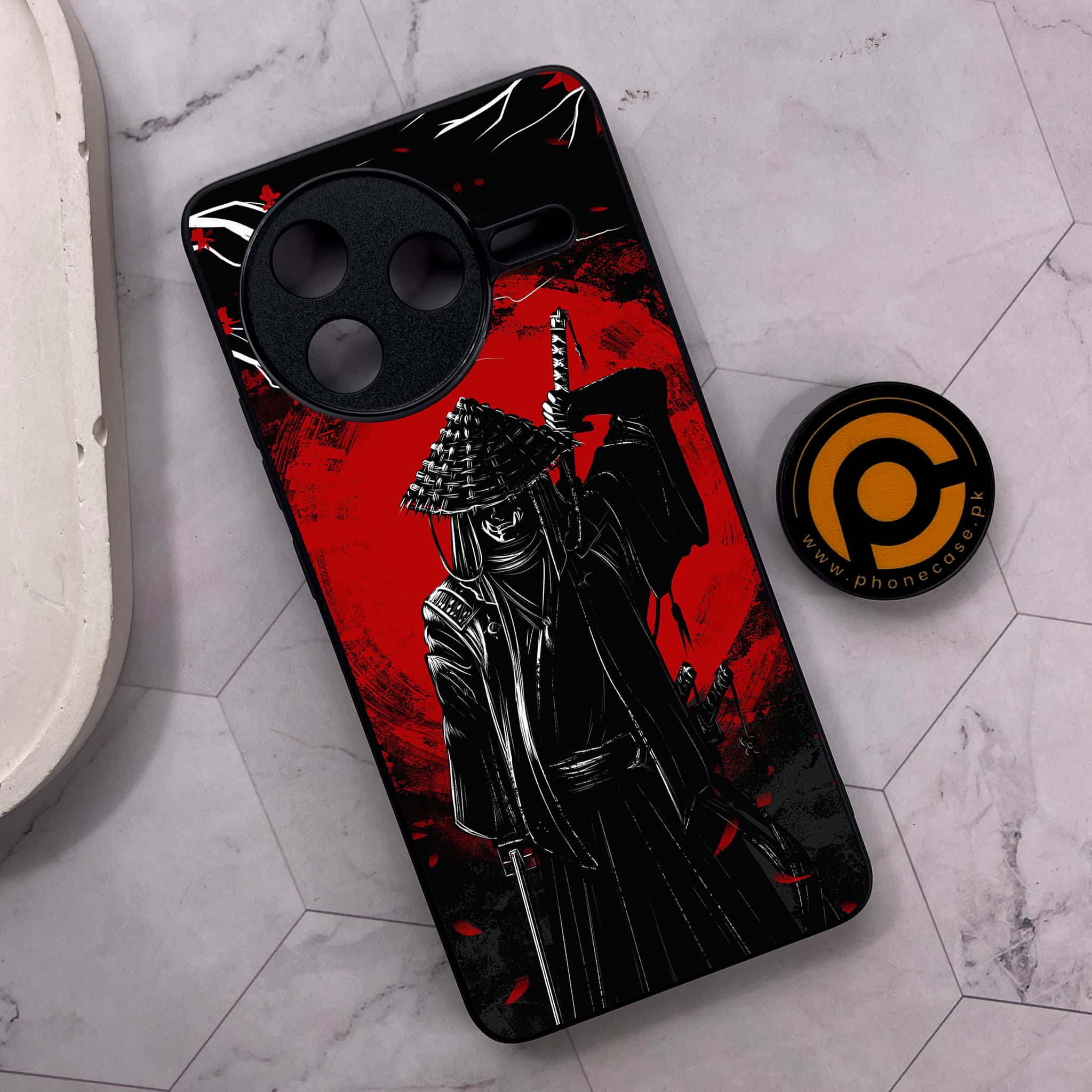 Xiaomi Poco F7 Pro 5G - Ninja Series - Premium Metal Printed soft Bumper shock Proof Case