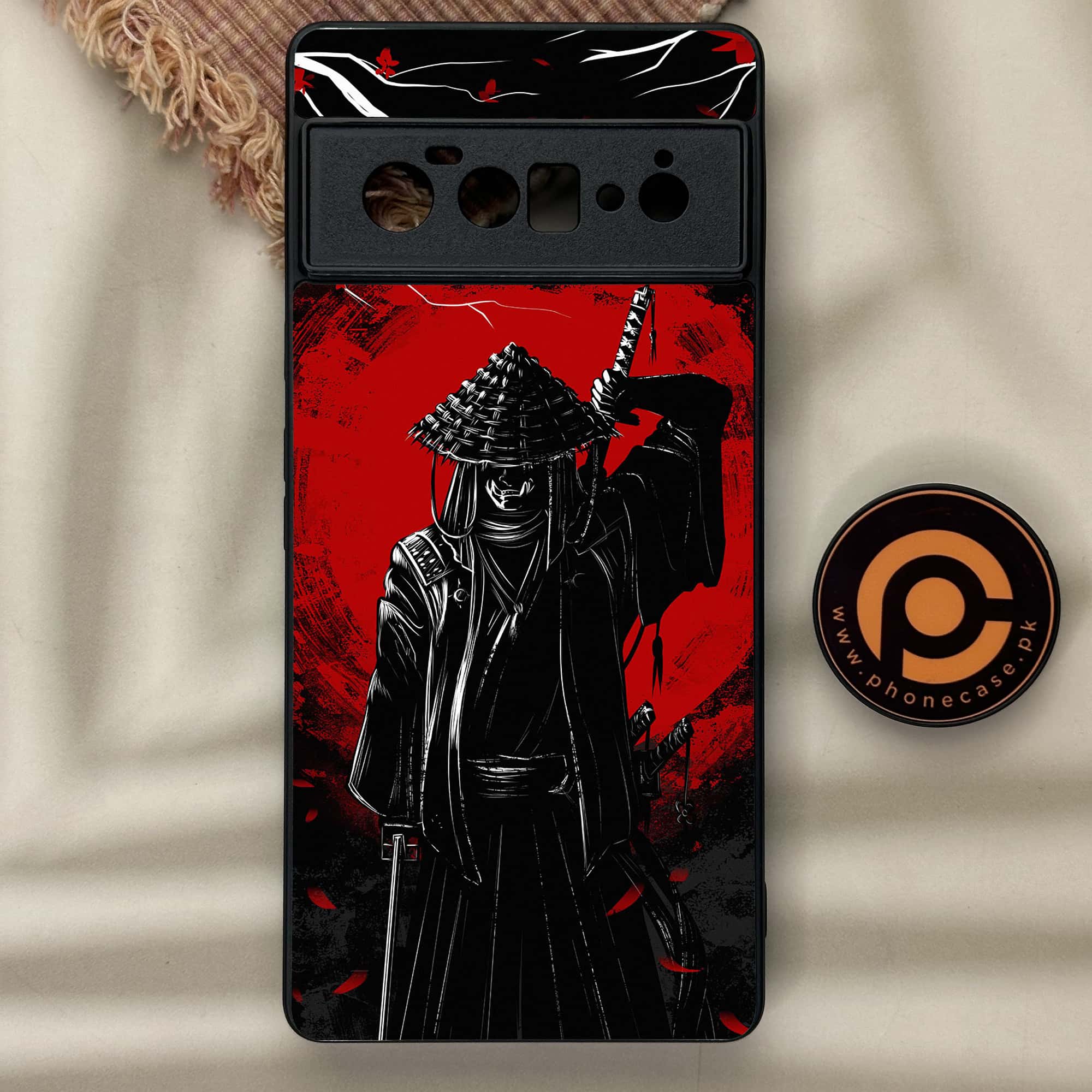 Google Pixel 6 Pro-Ninja Series - Premium Metal Printed soft Bumper Shock Proof Case