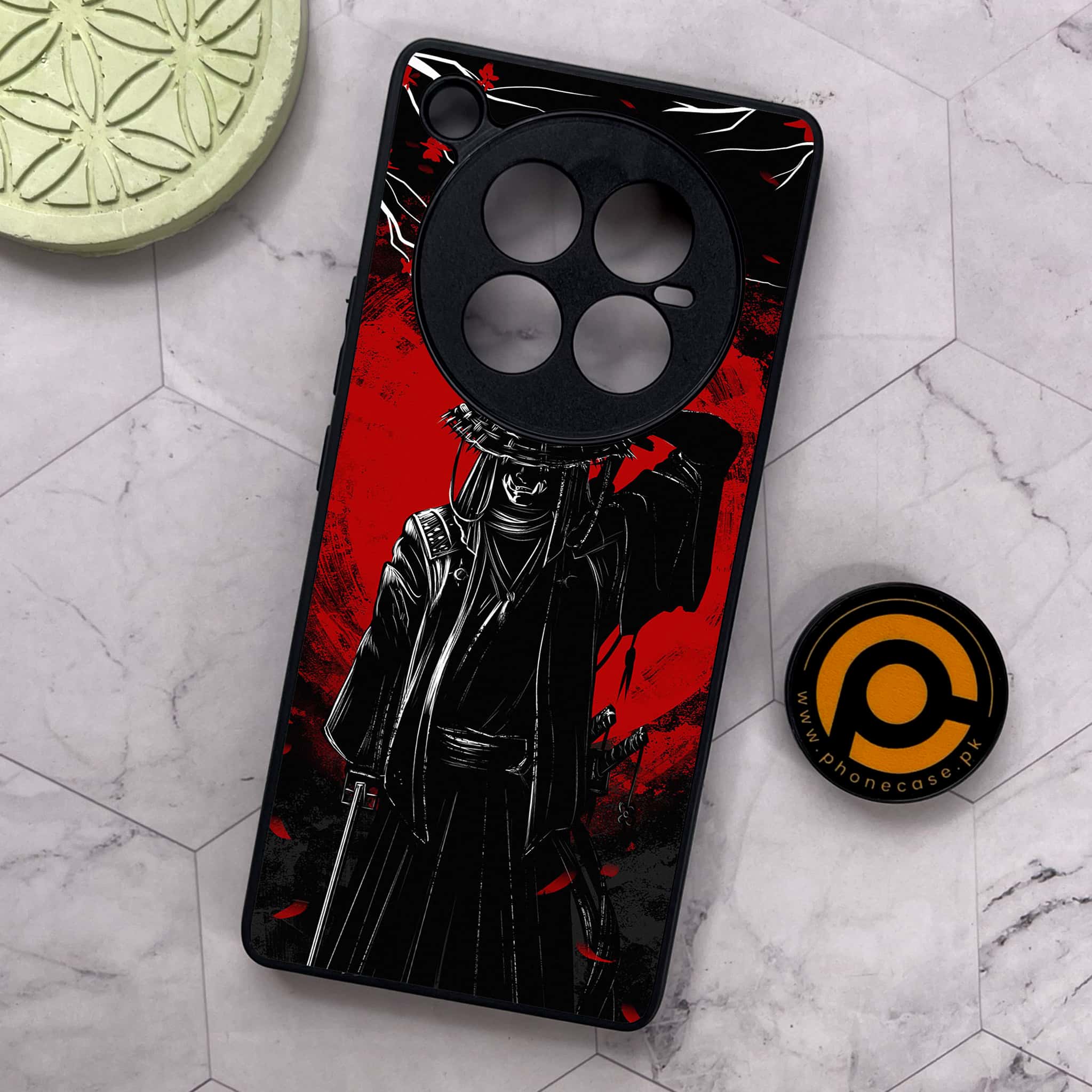 Infinix Zero 40 5G - Ninja Series - Premium Metal Printed soft Bumper shock Proof Case