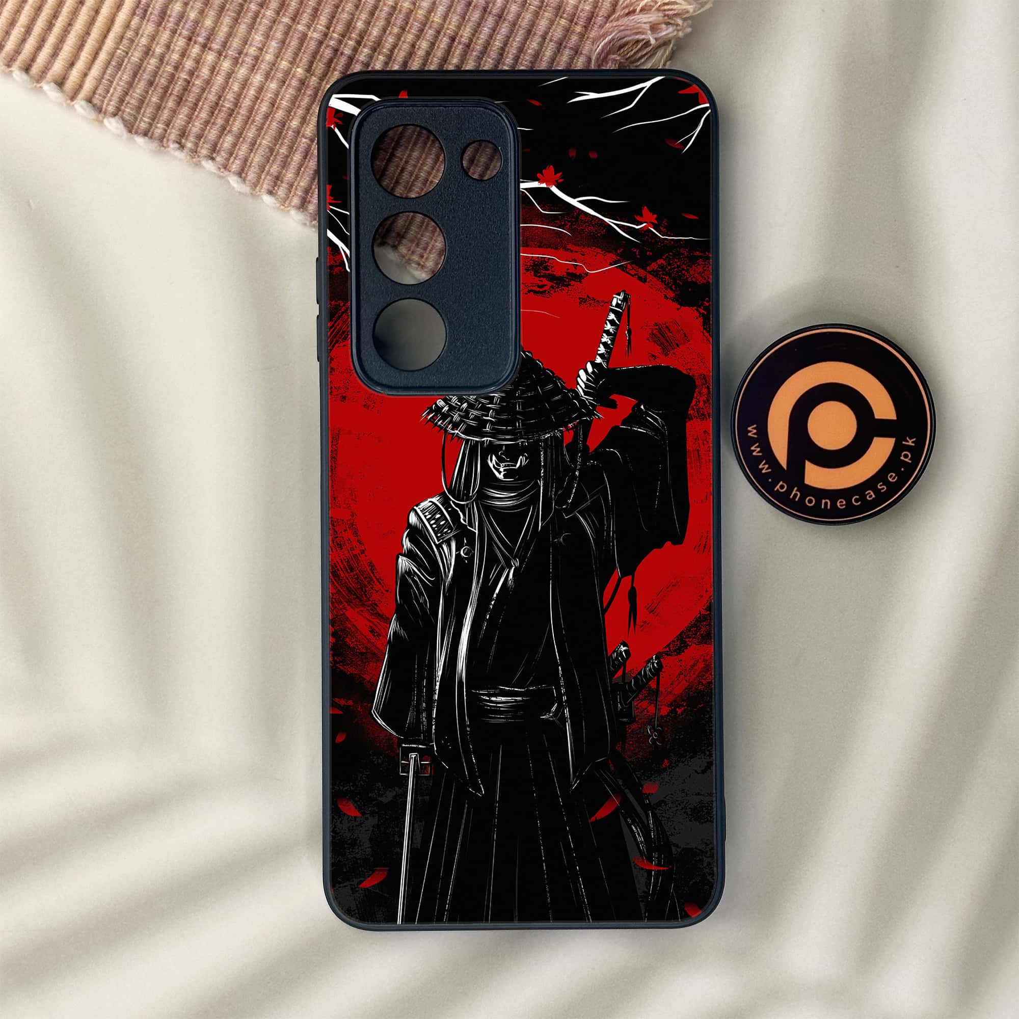 Oppo A5 2025 - Ninja Series - Premium Metal Printed soft Bumper shock Proof Case