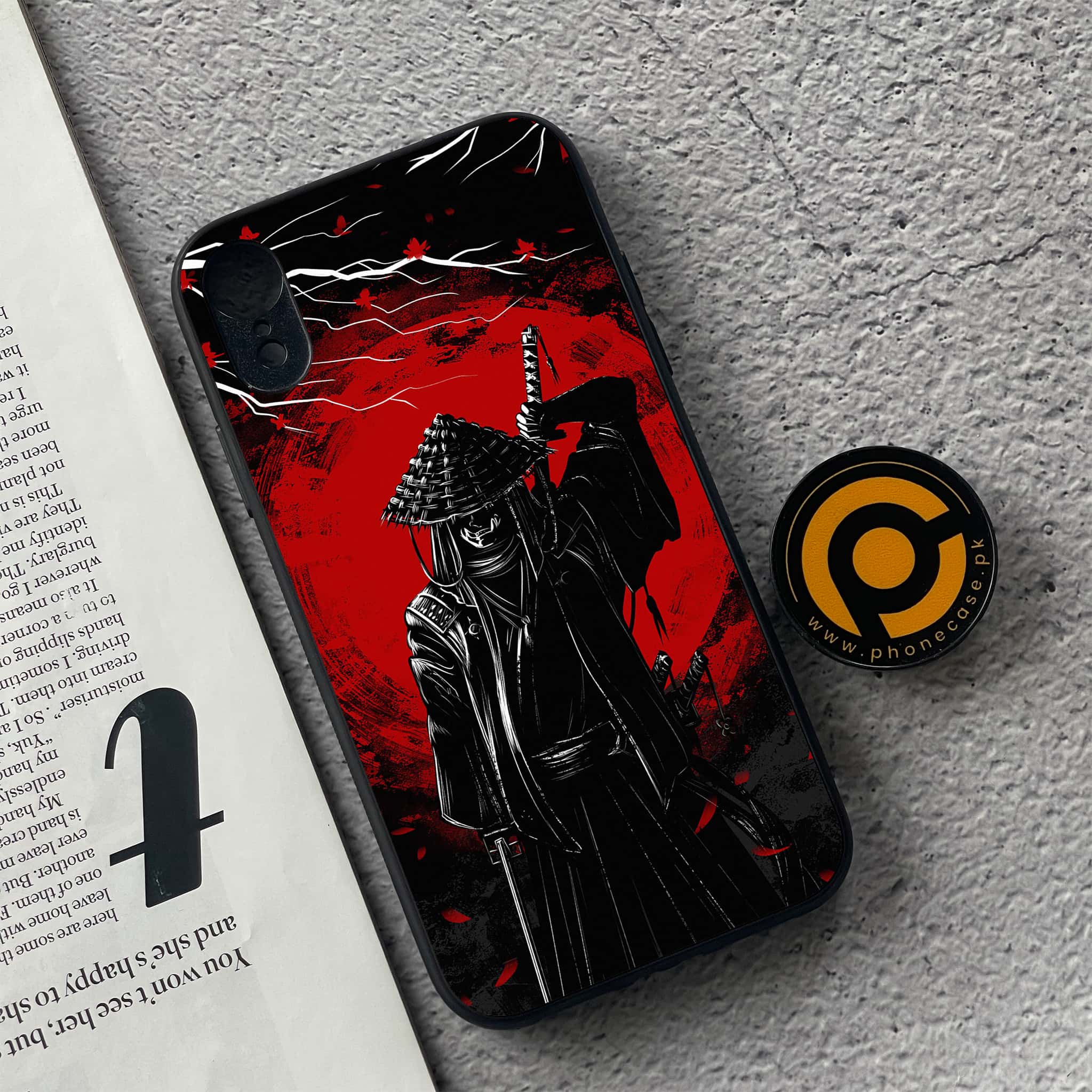 iPhone XR - Ninja  Series - Premium Metal Printed soft Bumper shock Proof Case