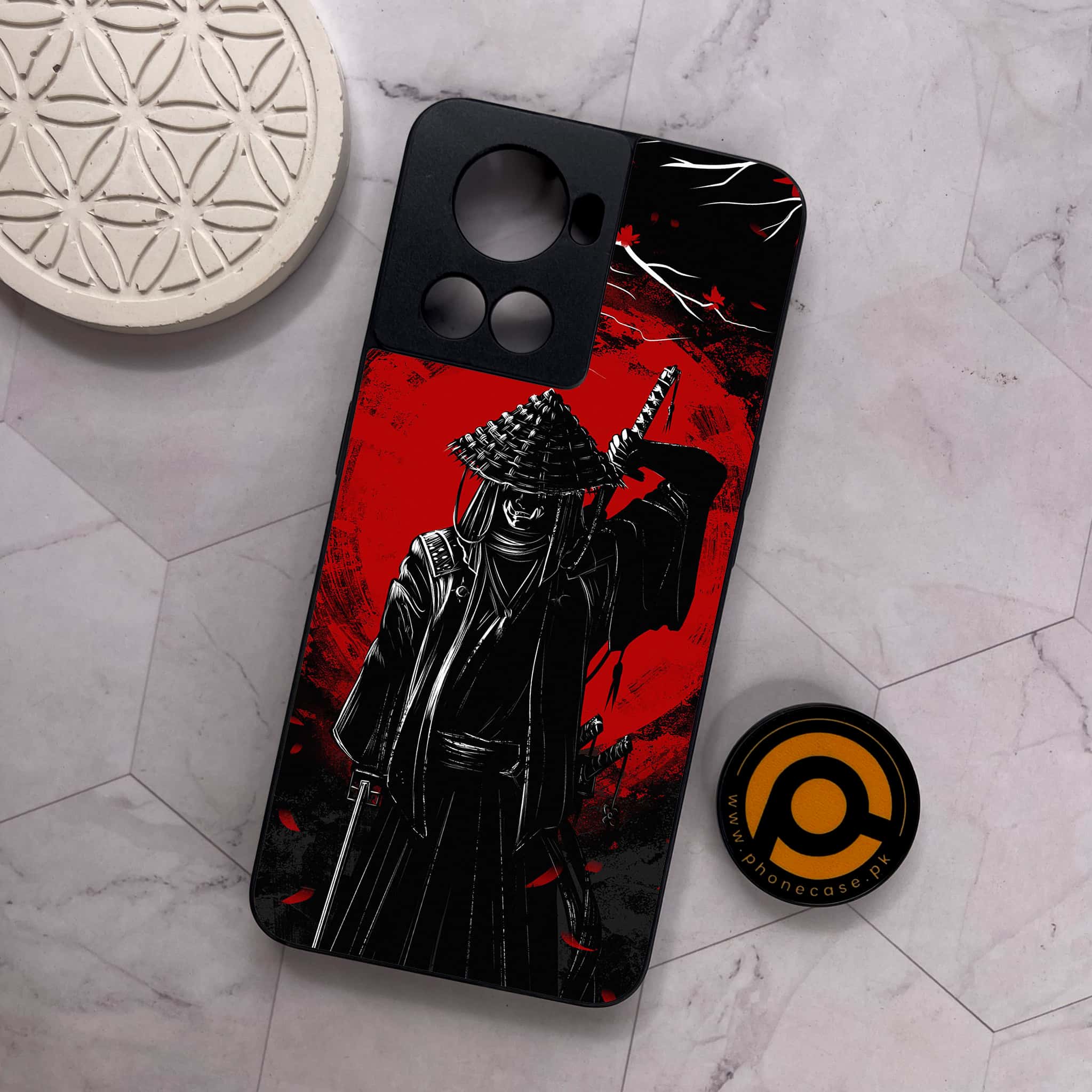 OnePlus 10R - Ninja Series - Premium Metal Printed soft Bumper shock Proof Case