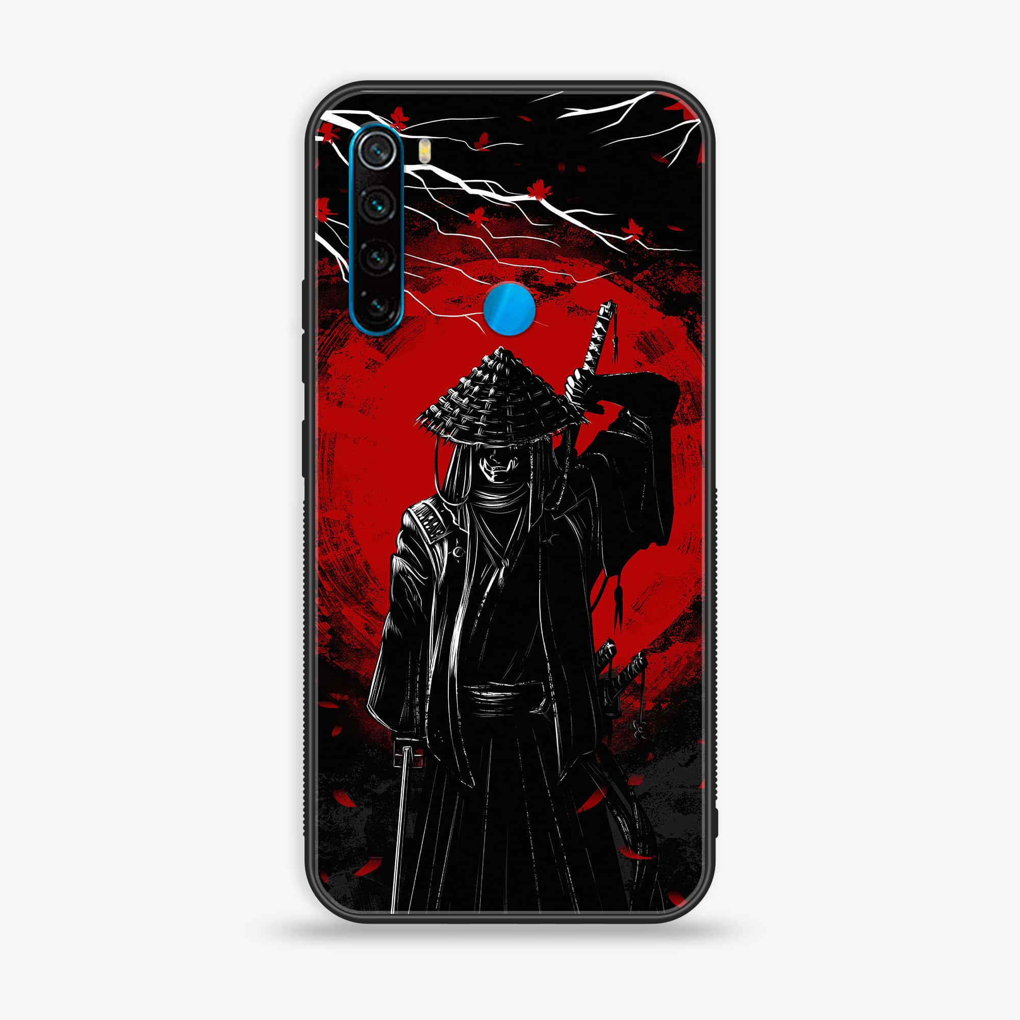 Redmi Note 8 - Ninja Series - Premium Printed Glass soft Bumper shock Proof Case