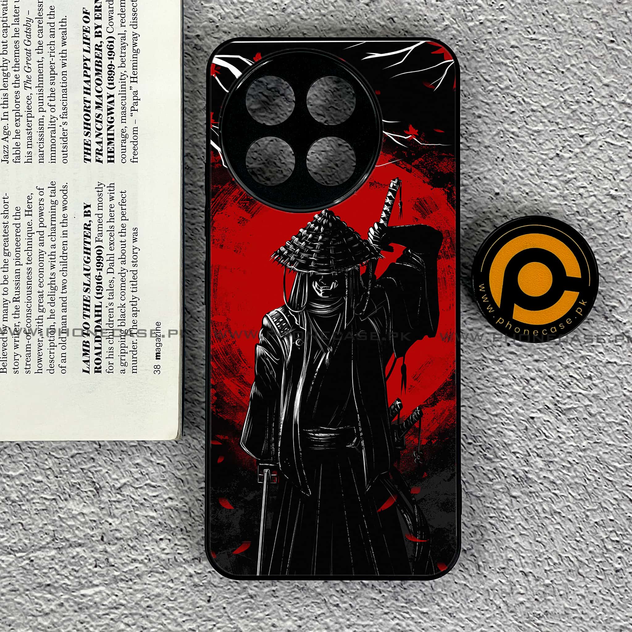 OnePlus 13R - Ninja Series - Premium Printed Glass soft Bumper shock Proof Case