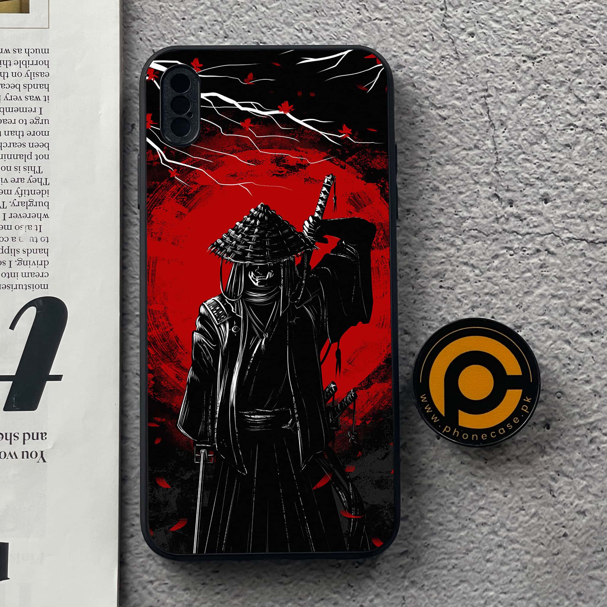 iPhone XS Max - Ninja Series - Premium Metal Printed soft Bumper shock Proof Case