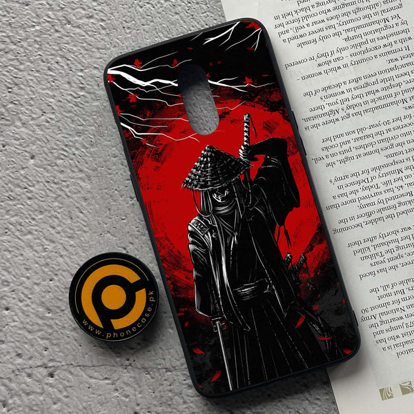 OnePlus 7 - Ninja Design 6- Premium Printed Glass soft Bumper shock Proof Case CS-11569