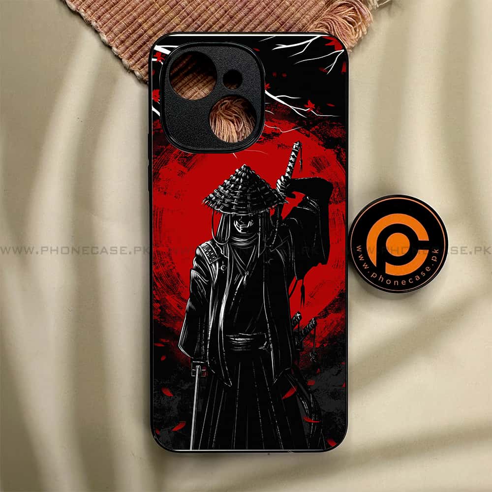 Tecno Spark 40C - Ninja Series - Premium Metal Printed soft Bumper shock Proof Case