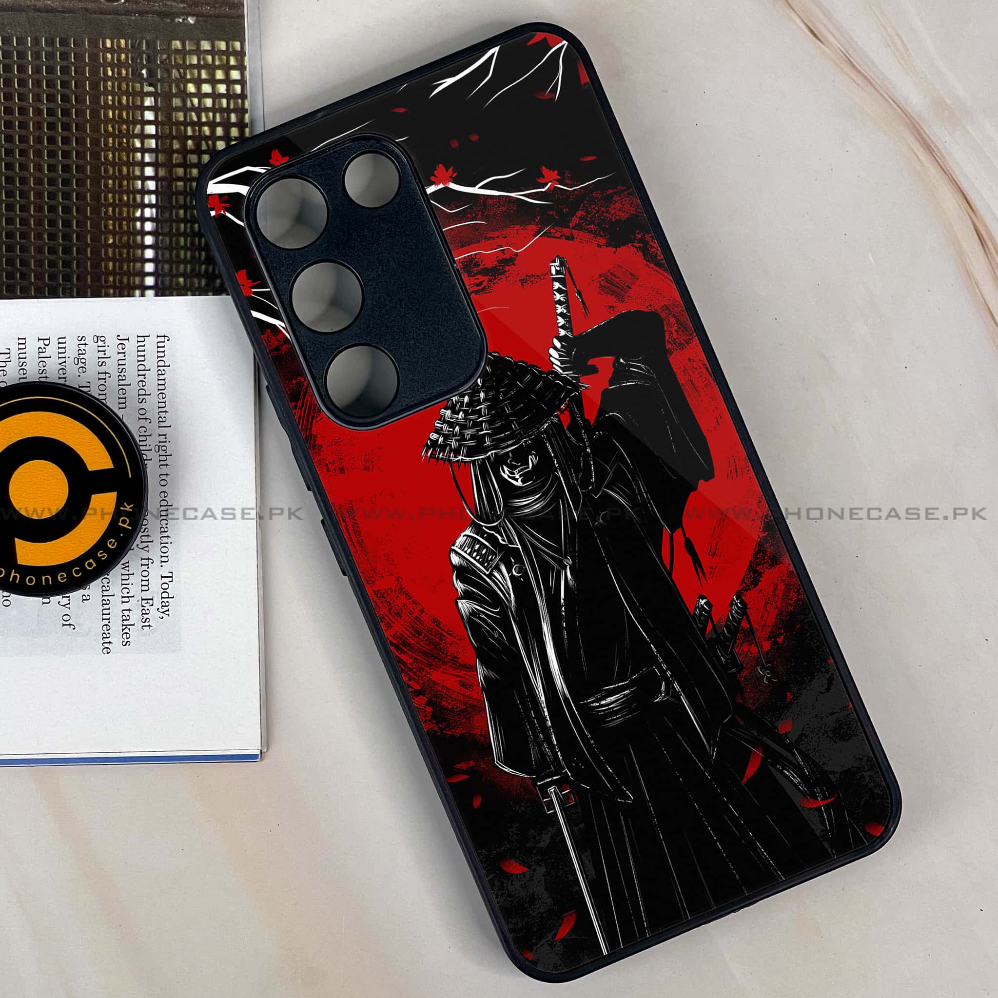 Vivo Y200e - Ninja Series - Premium Metal Printed soft Bumper shock Proof Case