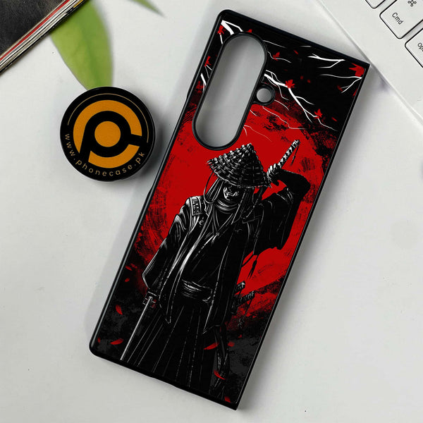 Samsung Galaxy Z Fold 7 - Ninja Design 6  - Premium Metal Printed soft Bumper shock Proof Case CS-37592