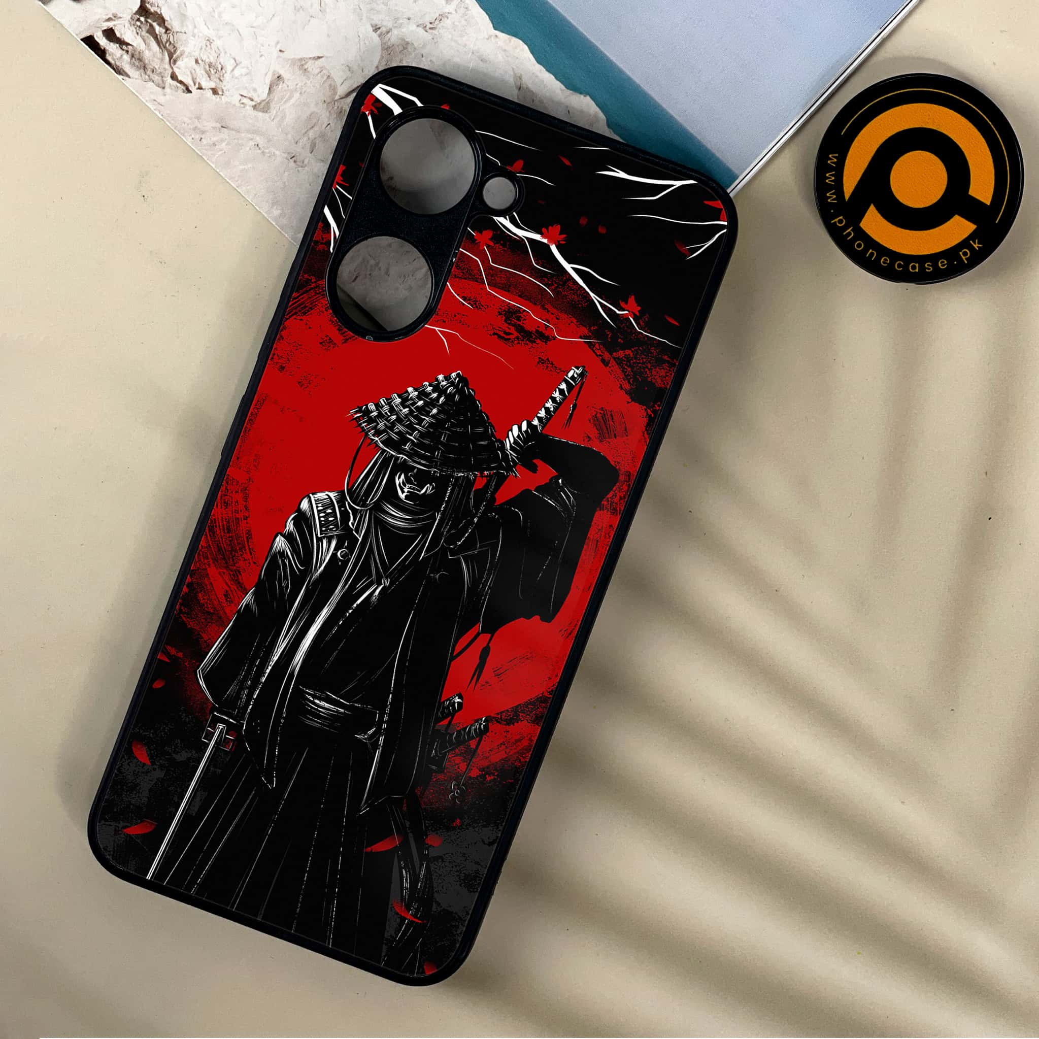 Vivo Y03 - Ninja Series - Premium Printed Metal soft Bumper shock Proof Case