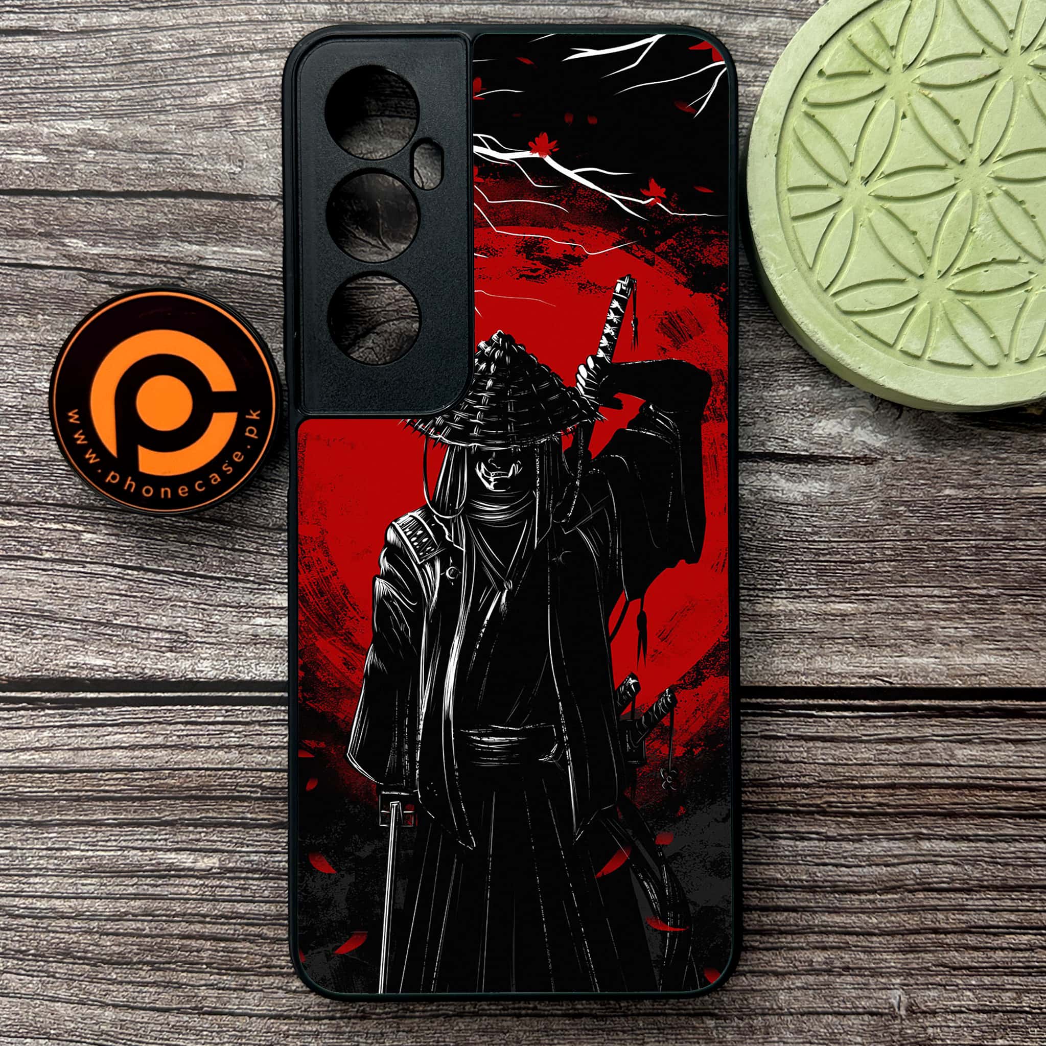 Realme C65  - Ninja Series - Premium Metal Printed soft Bumper shock Proof Case