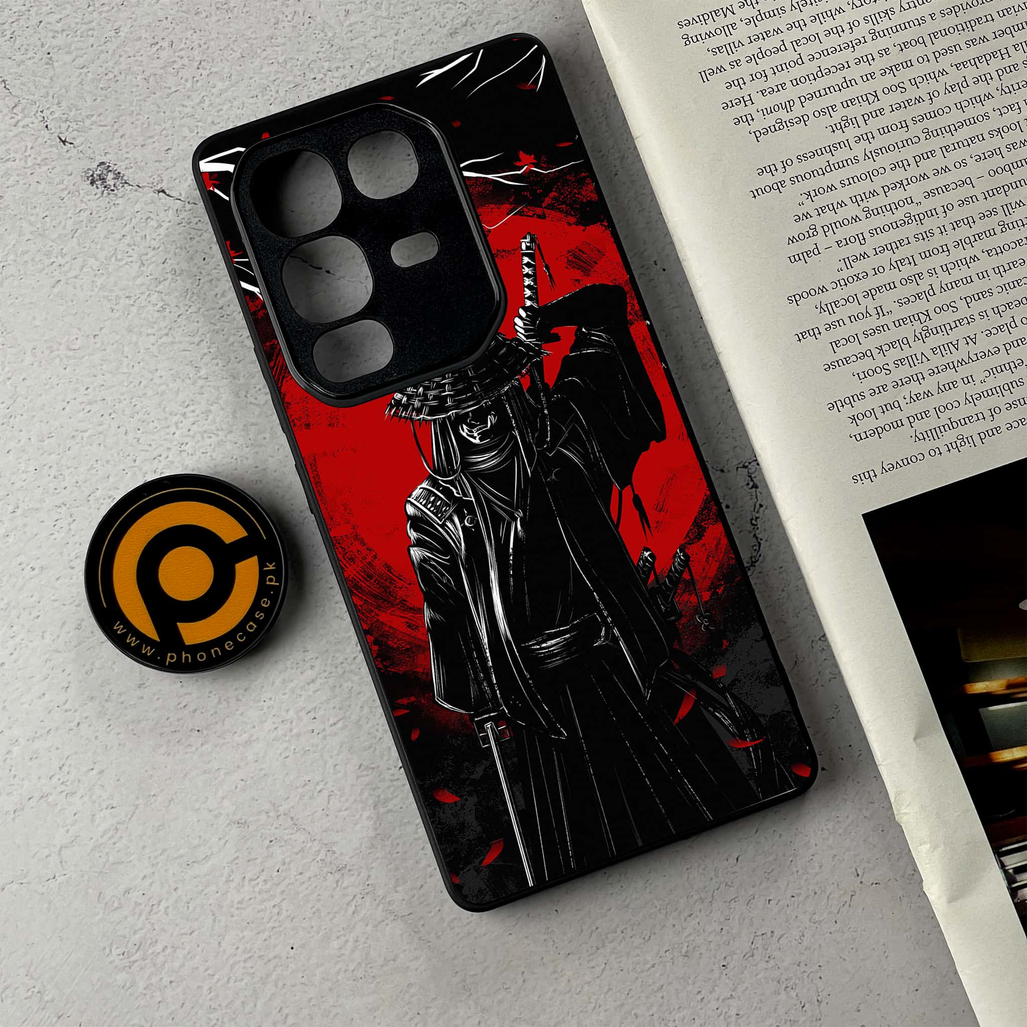 Infinix Note 50 Pro Plus - Ninja Series - Premium Metal Printed Soft Bumper Shockproof Case