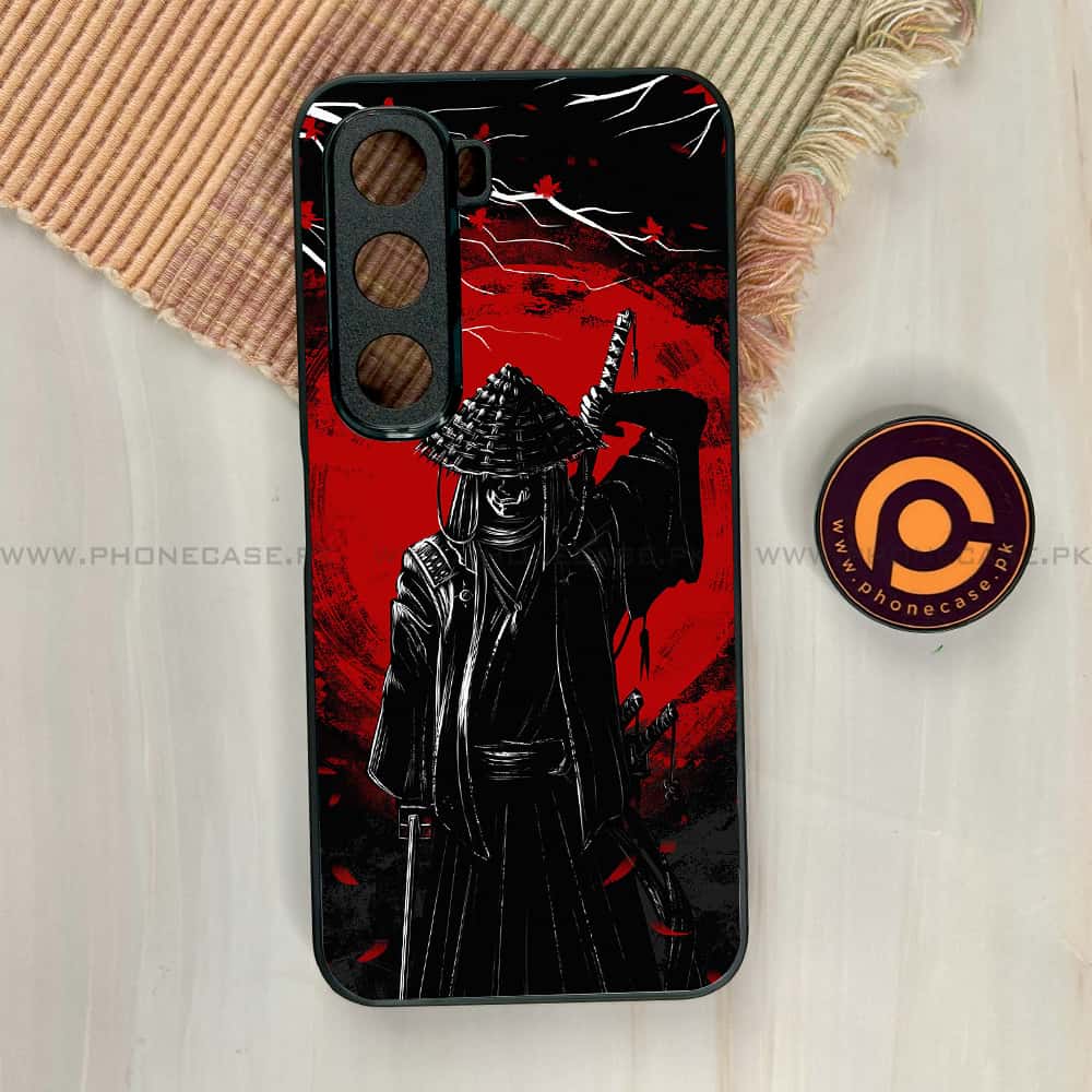 Infinix Hot 60i - Ninja Series - Premium Metal Printed soft Bumper shock Proof Case