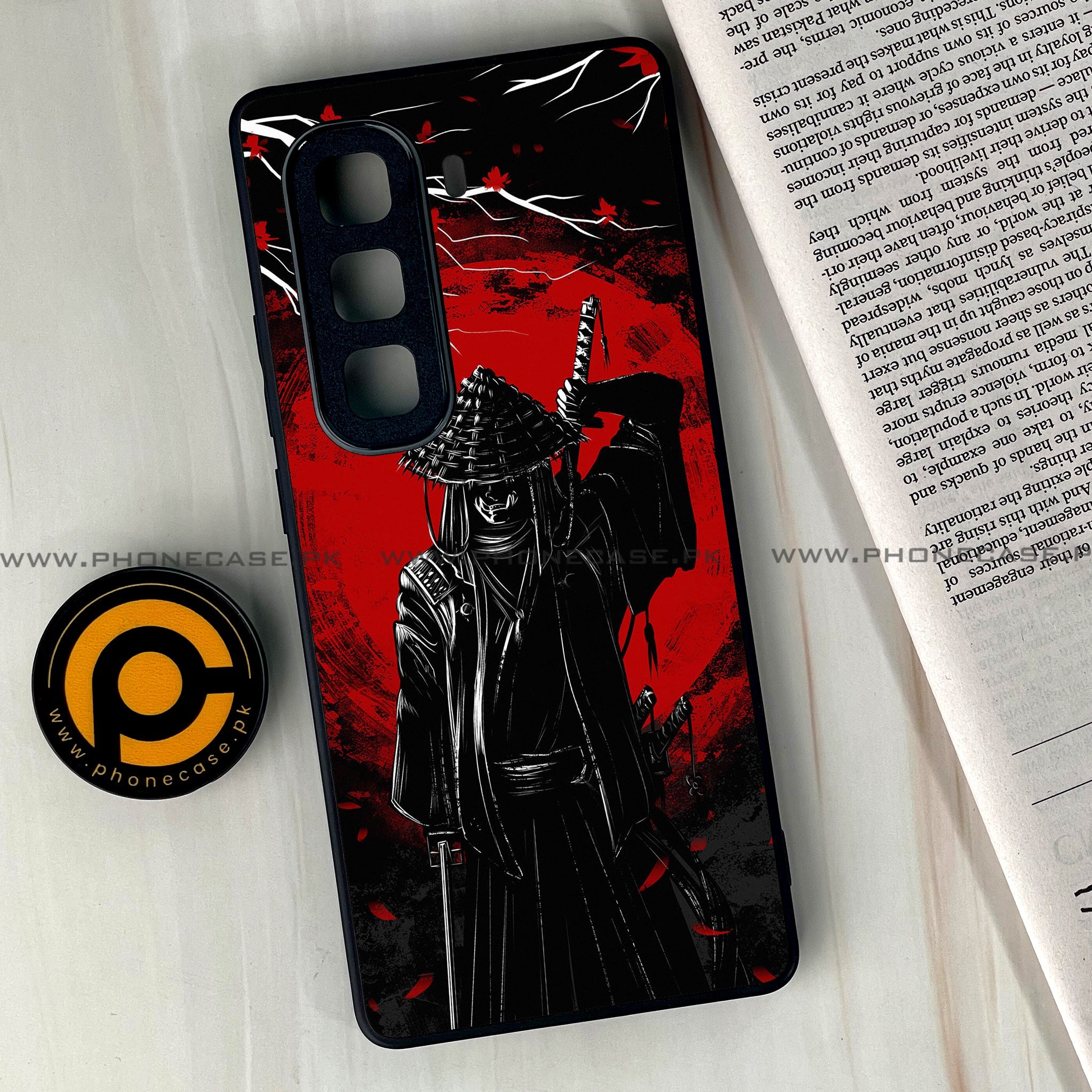 Infinix Hot 60 Pro Plus - Ninja Series - Premium Metal Printed soft Bumper shock Proof Case