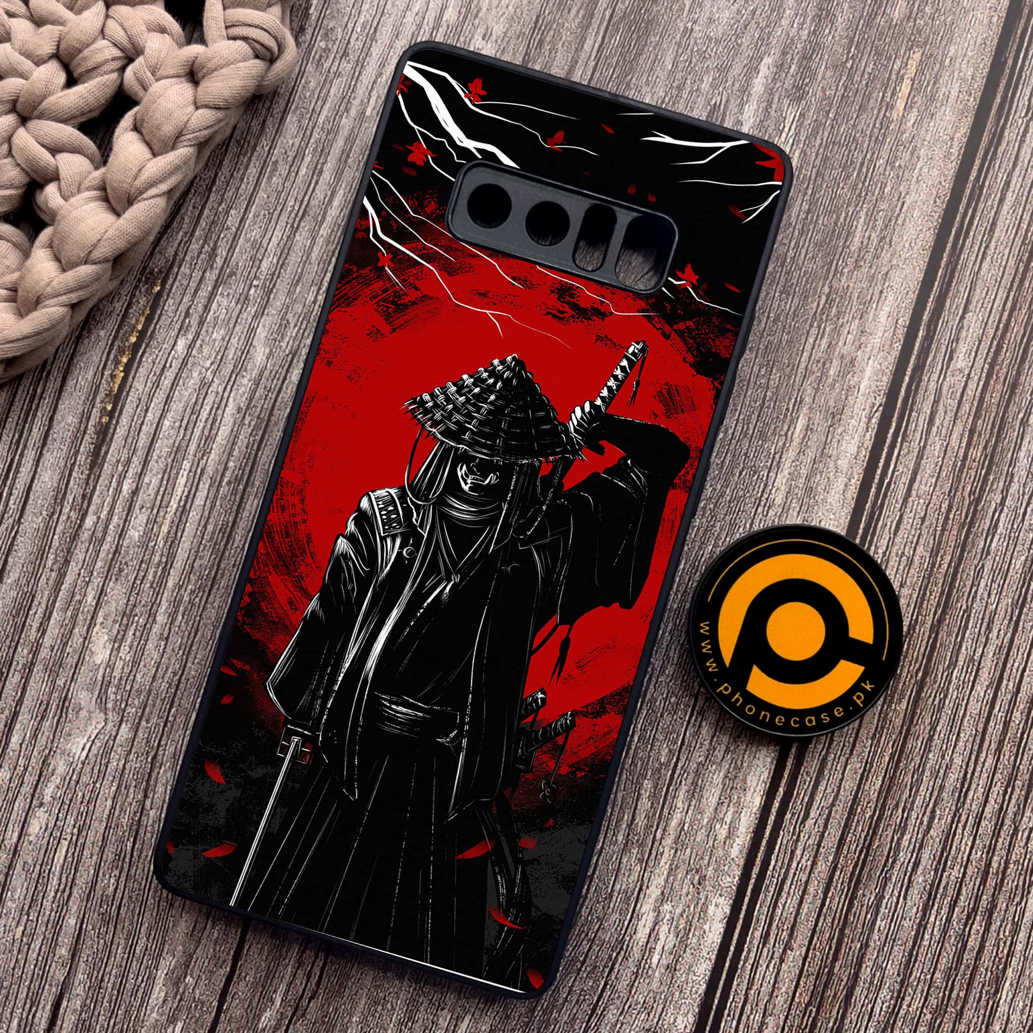 Samsung Galaxy Note 8 Ninja Series Premium Metal Printed soft Bumper shock Proof Case
