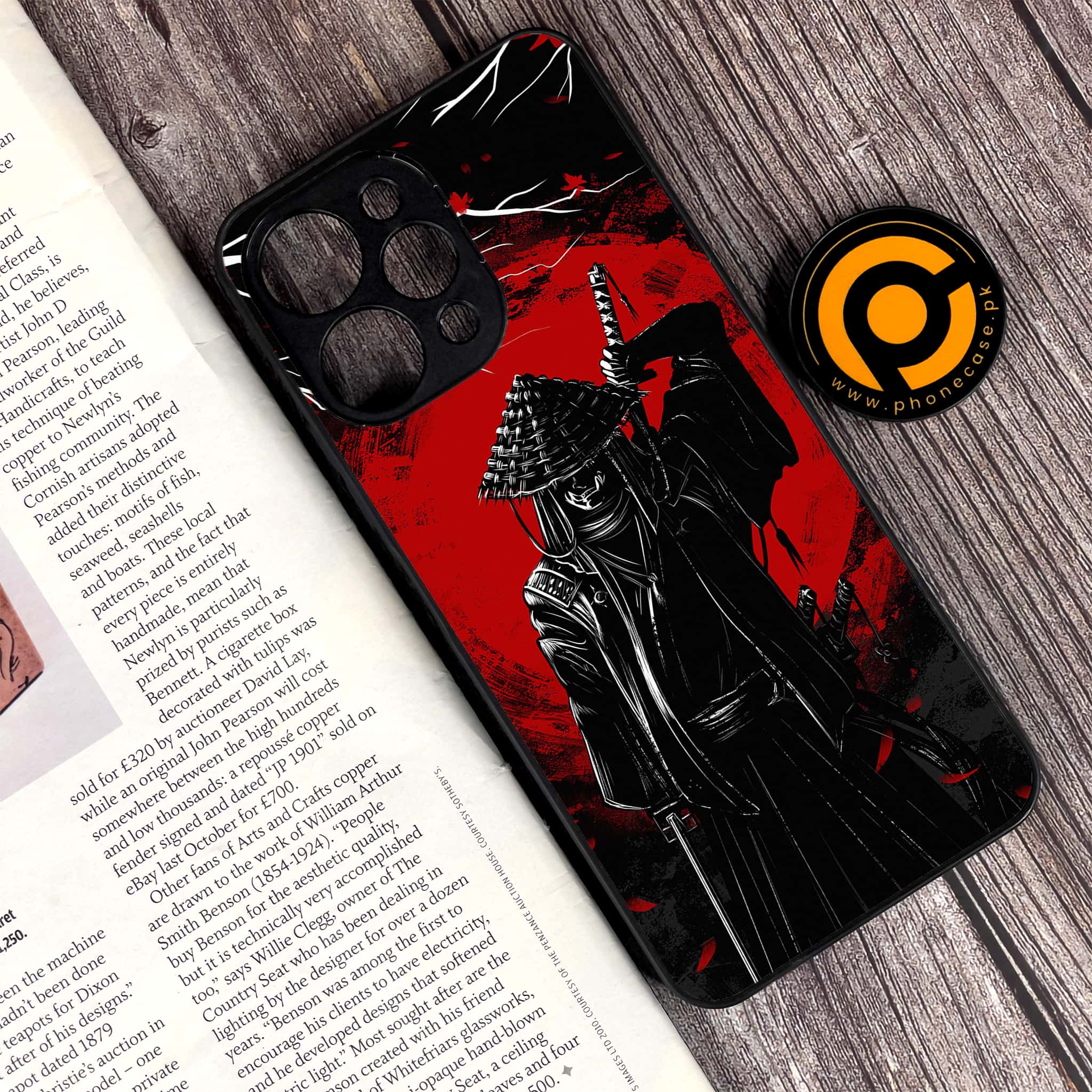 Xiaomi Redmi 12 - Ninja Series - Premium Printed Glass soft Bumper shock Proof Case