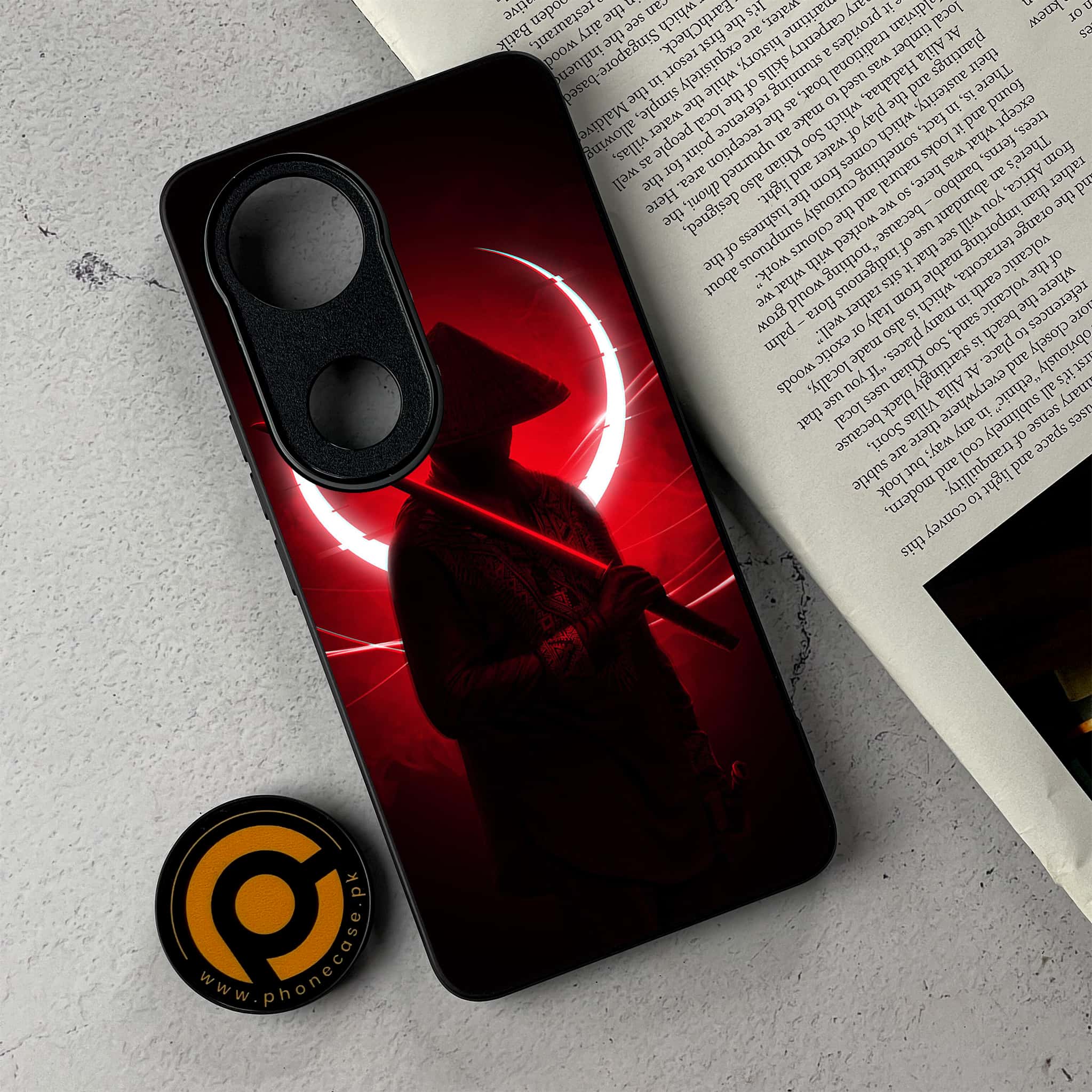Vivo V50 -  Ninja Series  - Premium Metal Printed Soft Bumper Shockproof Case