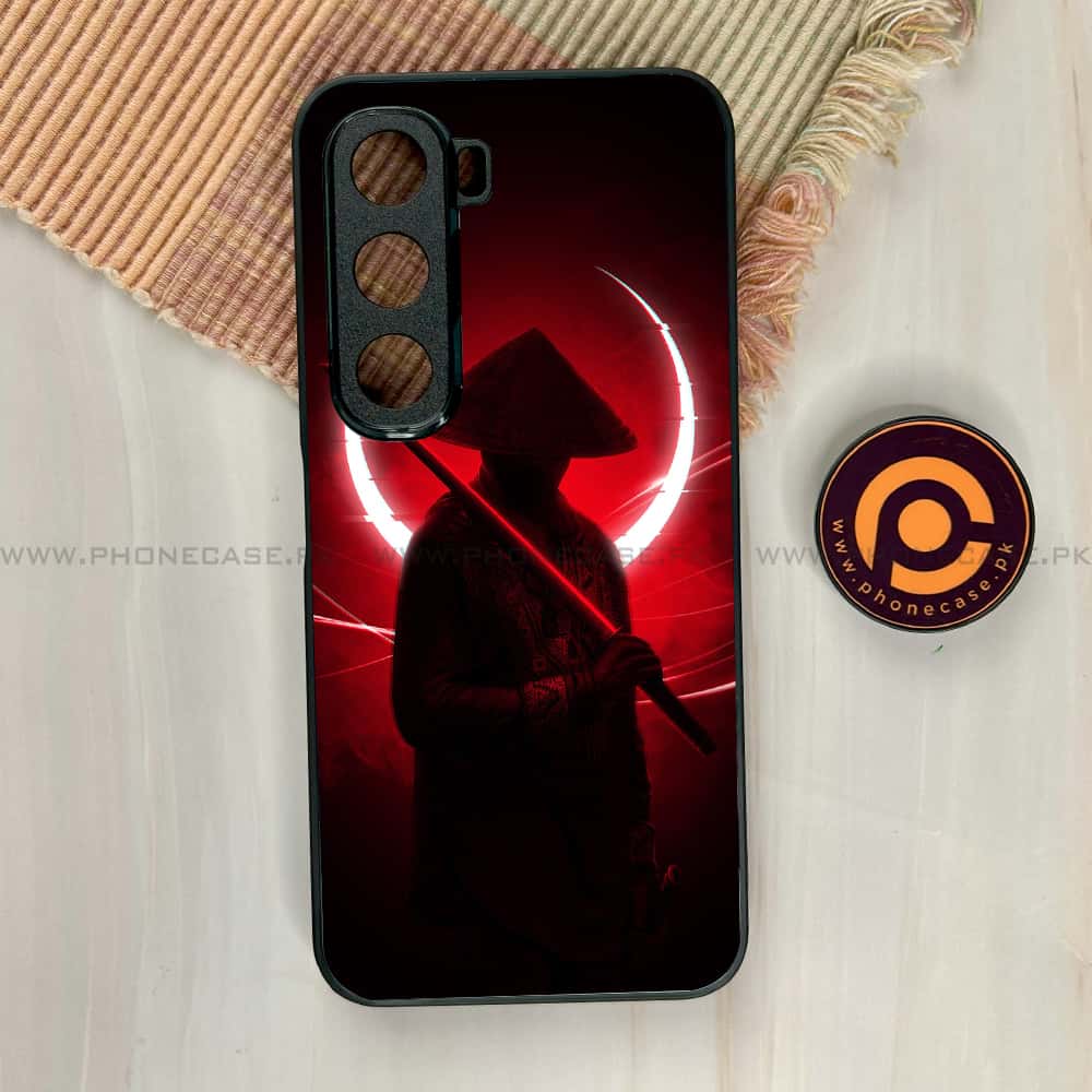 Infinix Hot 60i - Ninja Series - Premium Metal Printed soft Bumper shock Proof Case