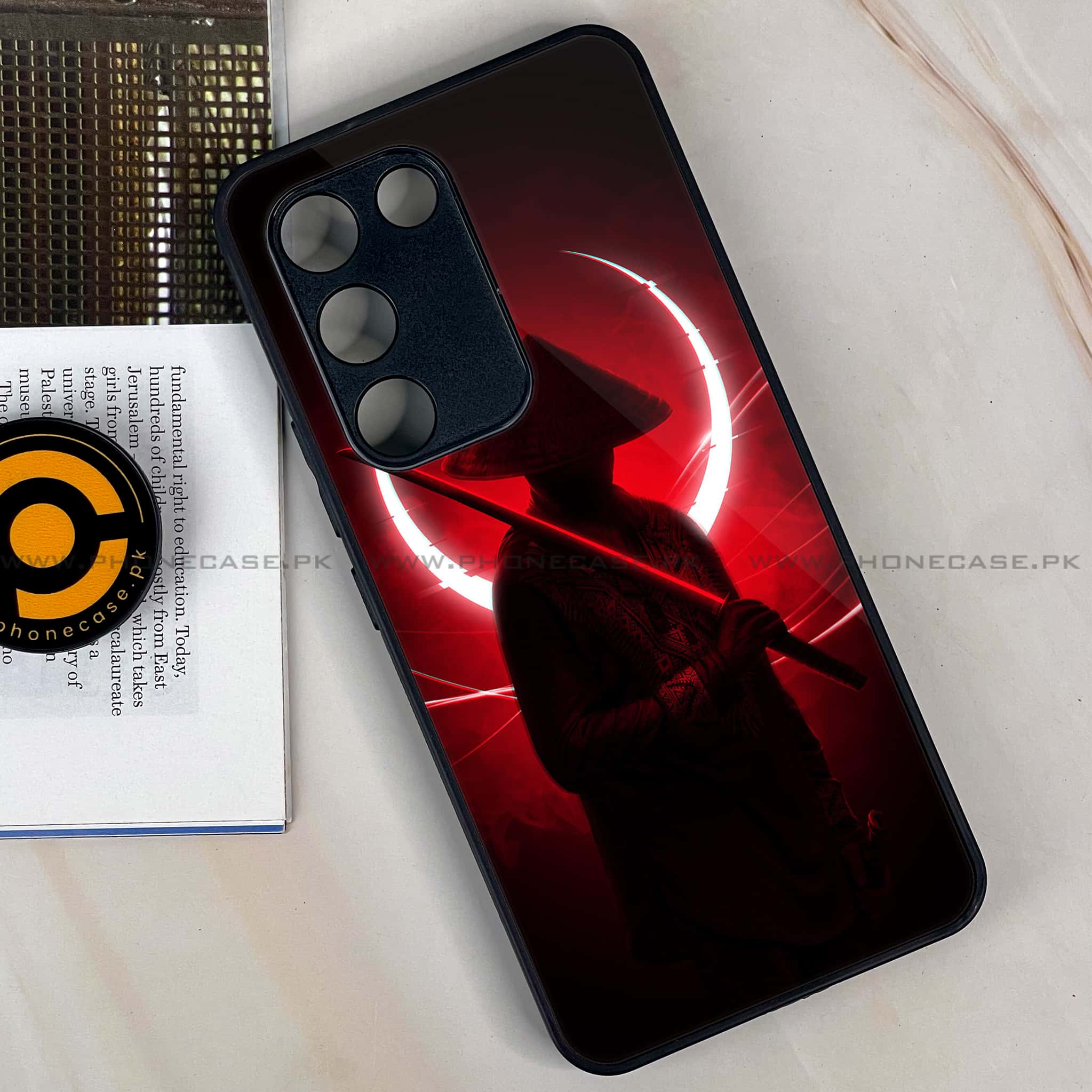 Vivo Y200e - Ninja Series - Premium Metal Printed soft Bumper shock Proof Case