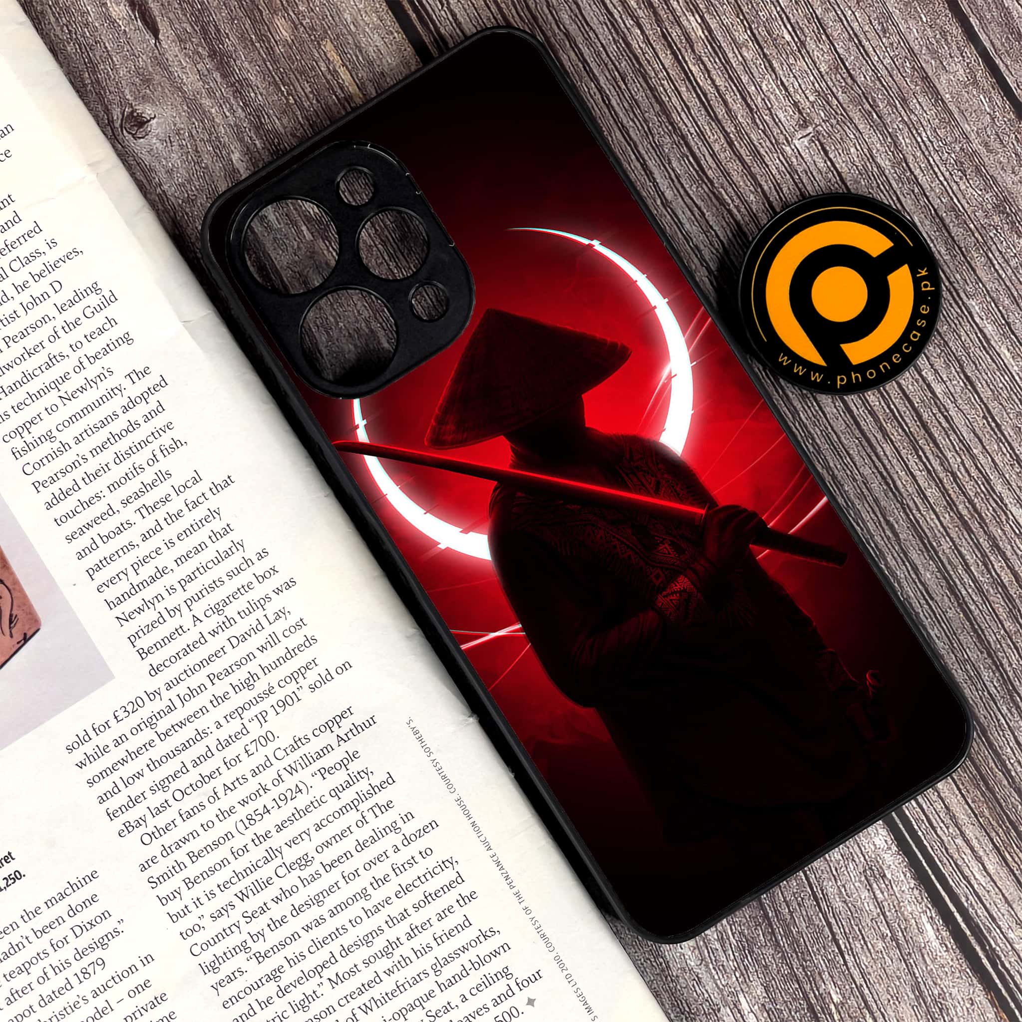 Xiaomi Redmi 12 - Ninja Series - Premium Printed Glass soft Bumper shock Proof Case