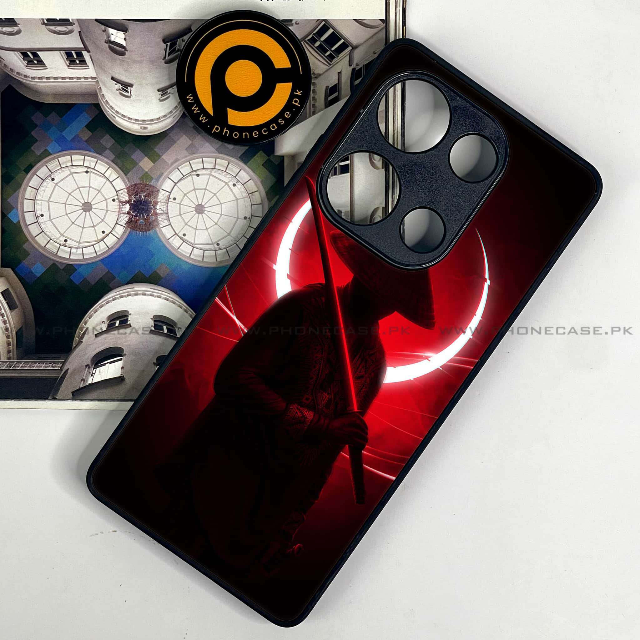 Redmi Note 13 Pro 4G - Ninja Series - Premium Metal Printed soft Bumper shock Proof Case