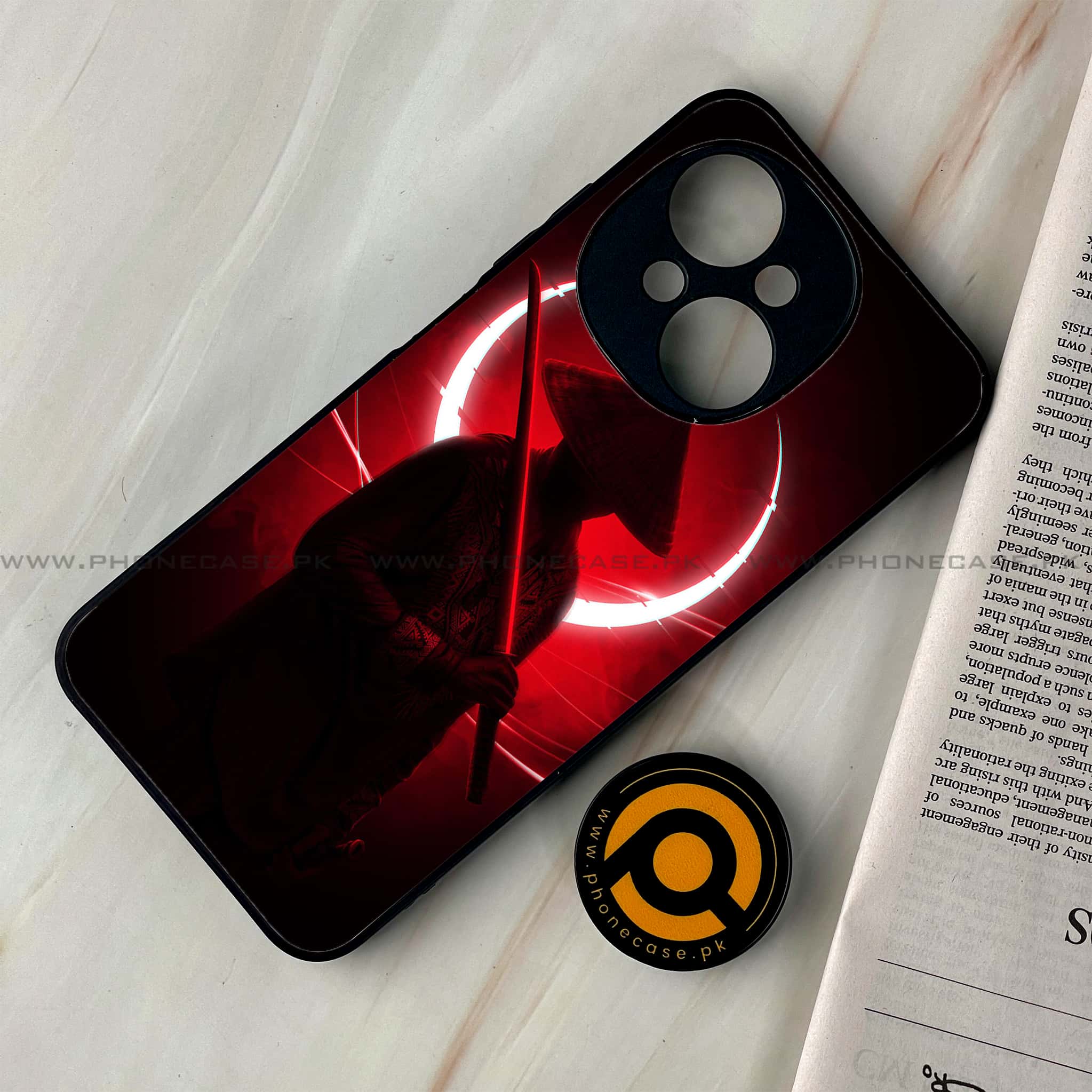 Tecno Spark Go 1 - Ninja Series - Premium Printed Glass soft Bumper shock Proof Case