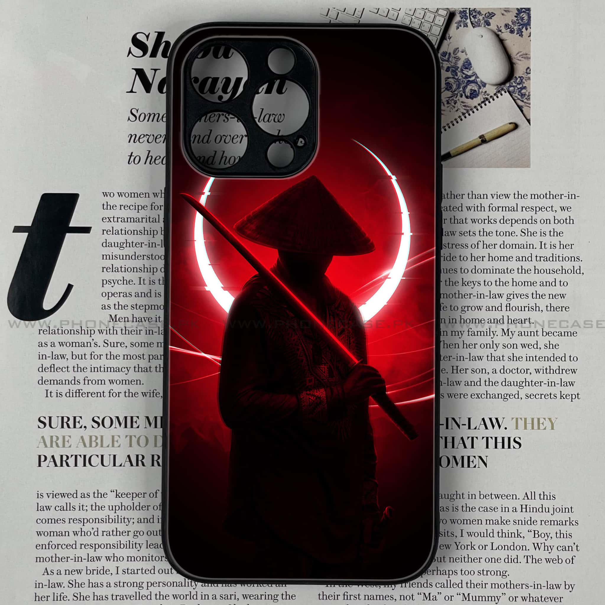 iPhone 11 Pro Max - Ninja Series - Premium Printed Glass soft Bumper shock Proof Case